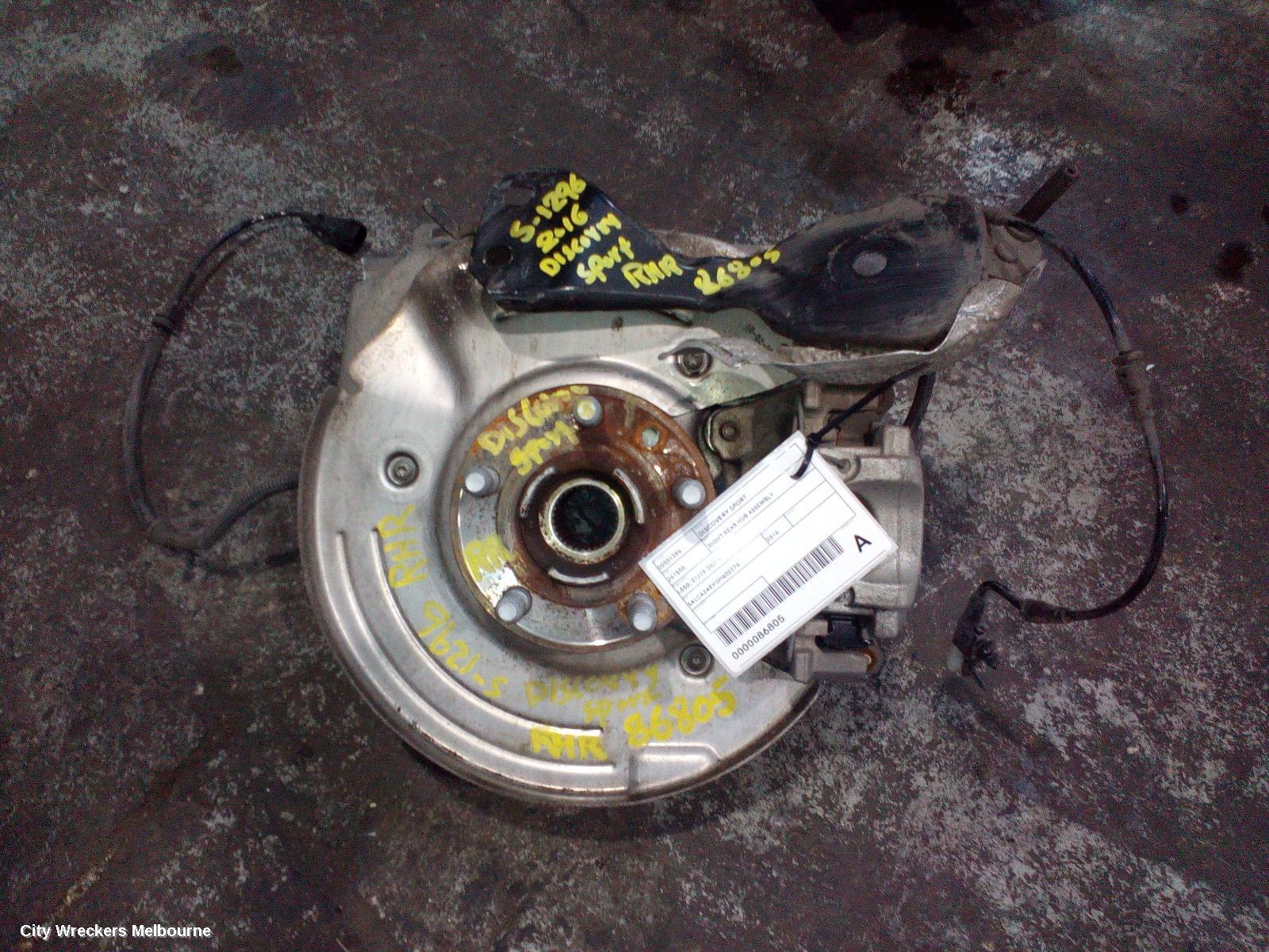 LAND ROVER DISCOVERY SPORT 2016 Right Rear Hub Assembly