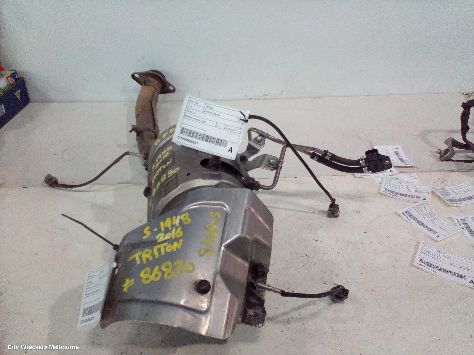 MITSUBISHI TRITON 2016 Particulate Filter/Dpf