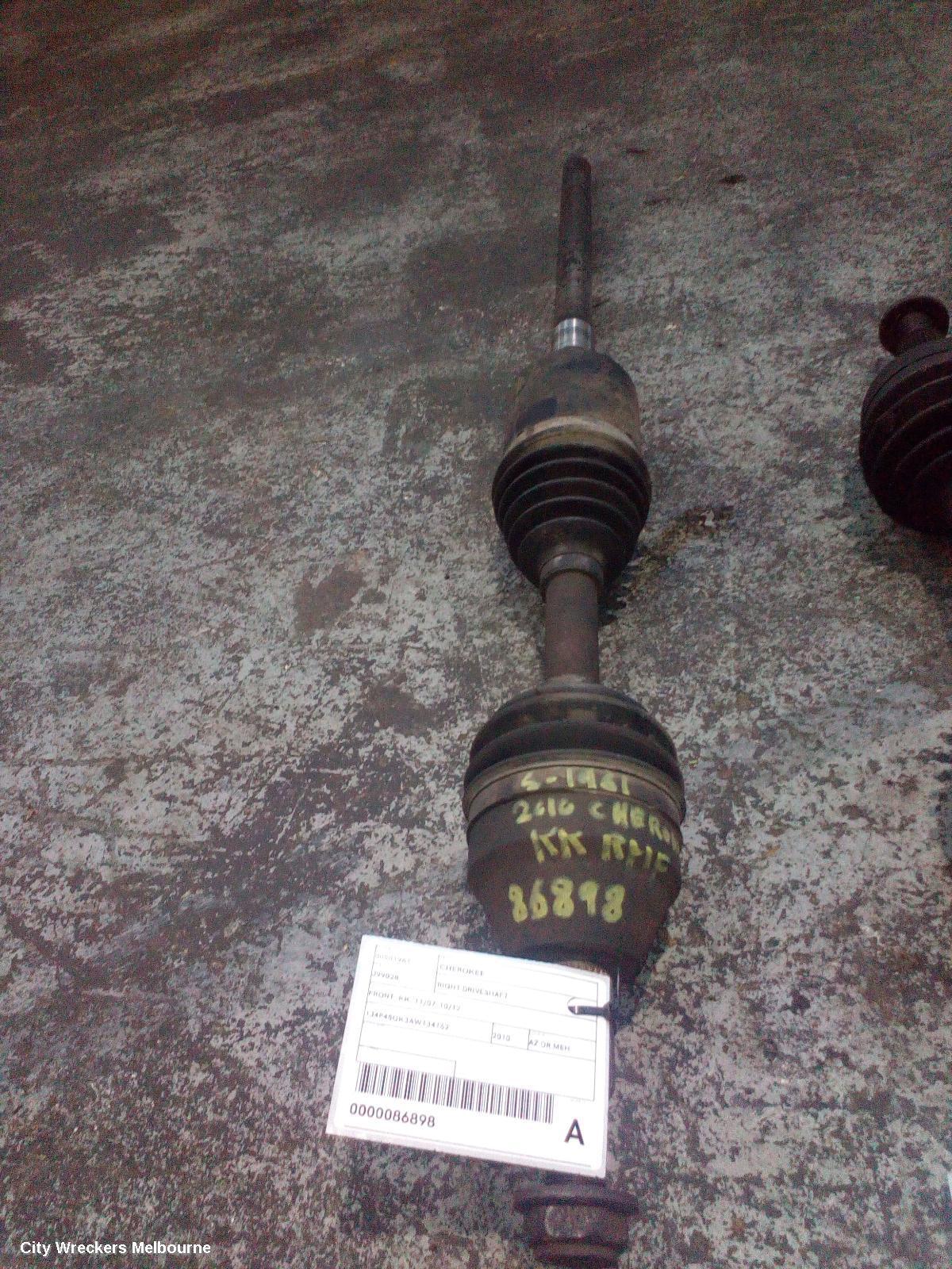 JEEP CHEROKEE 2010 Right Driveshaft