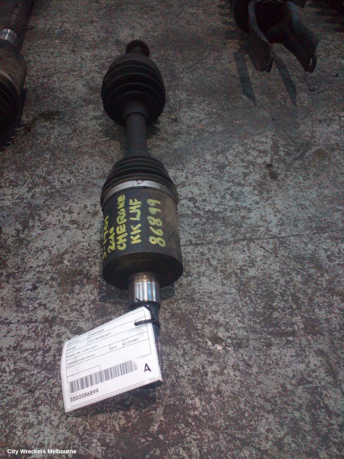 JEEP CHEROKEE 2010 Left Driveshaft