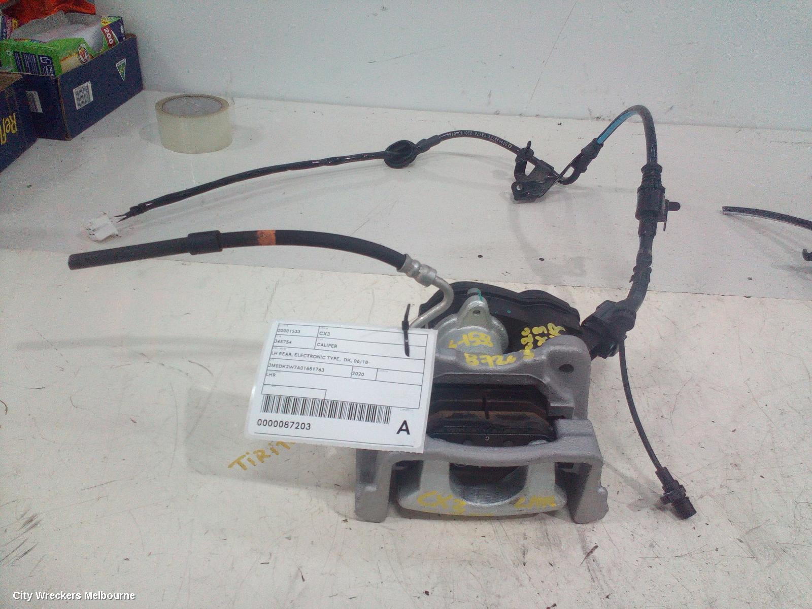 MAZDA CX3 2020 Caliper