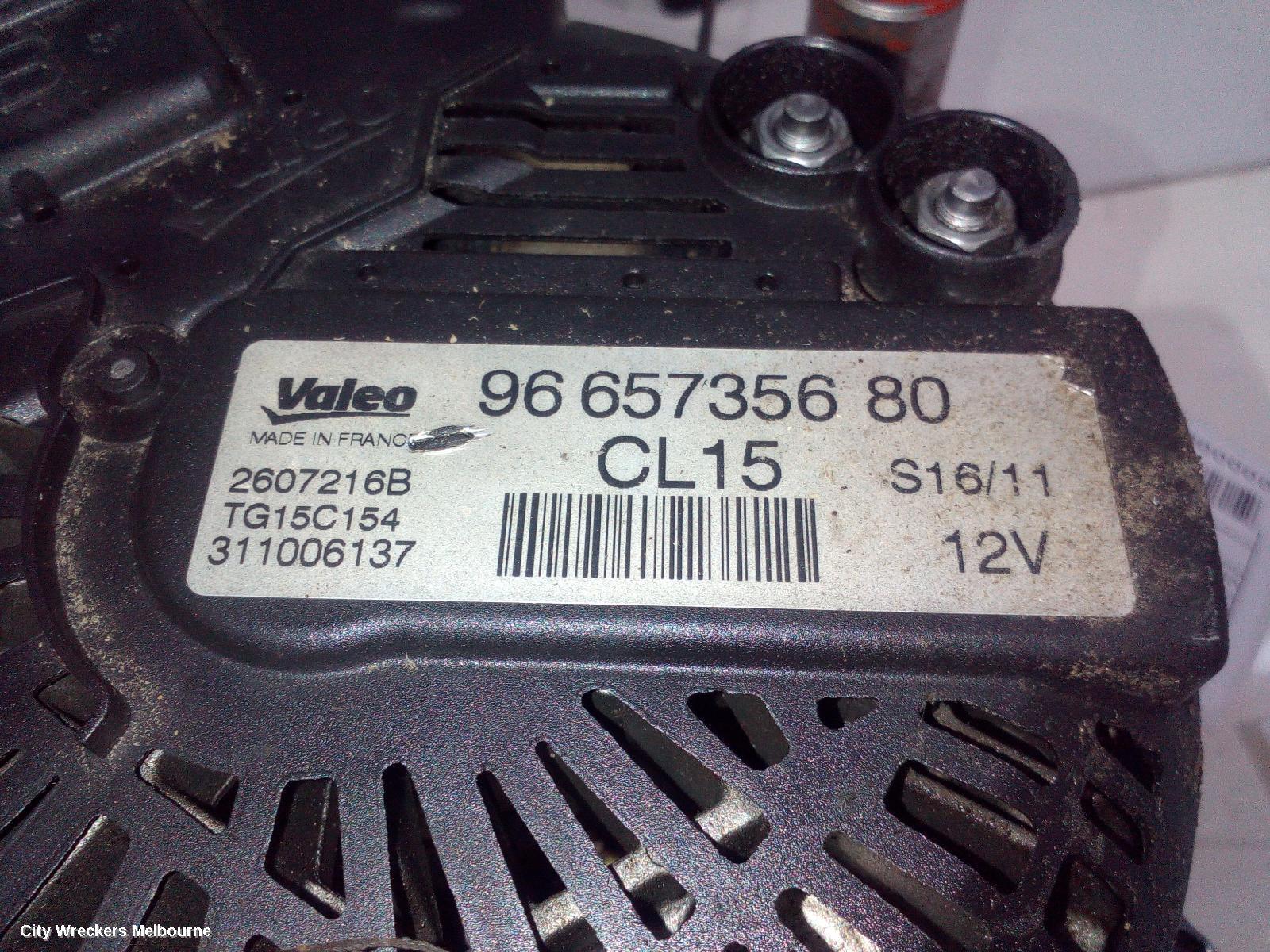 PEUGEOT 4007 2012 Alternator