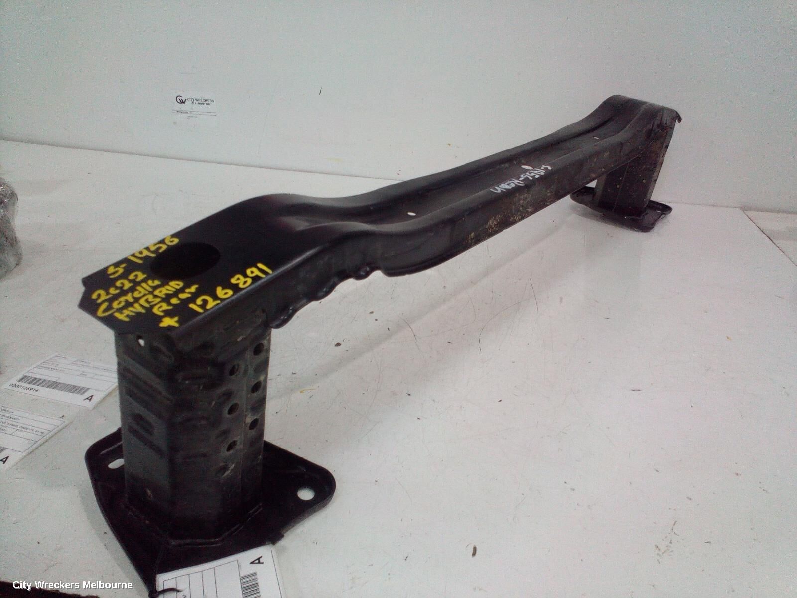 TOYOTA COROLLA 2019 R/Bar Bracket/Reinfo