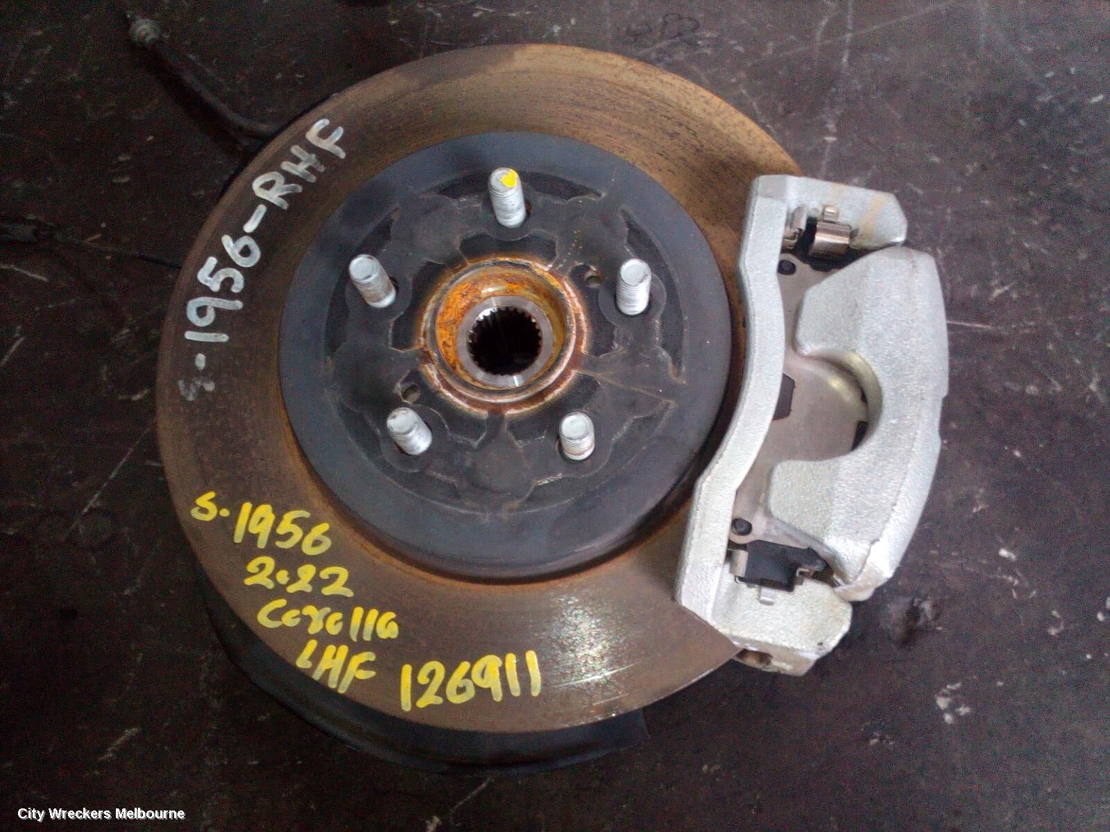 TOYOTA COROLLA 2019 Right Front Hub Assembly