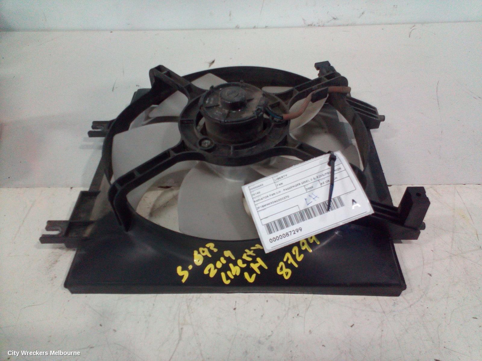 SUBARU LIBERTY 2009 Fan