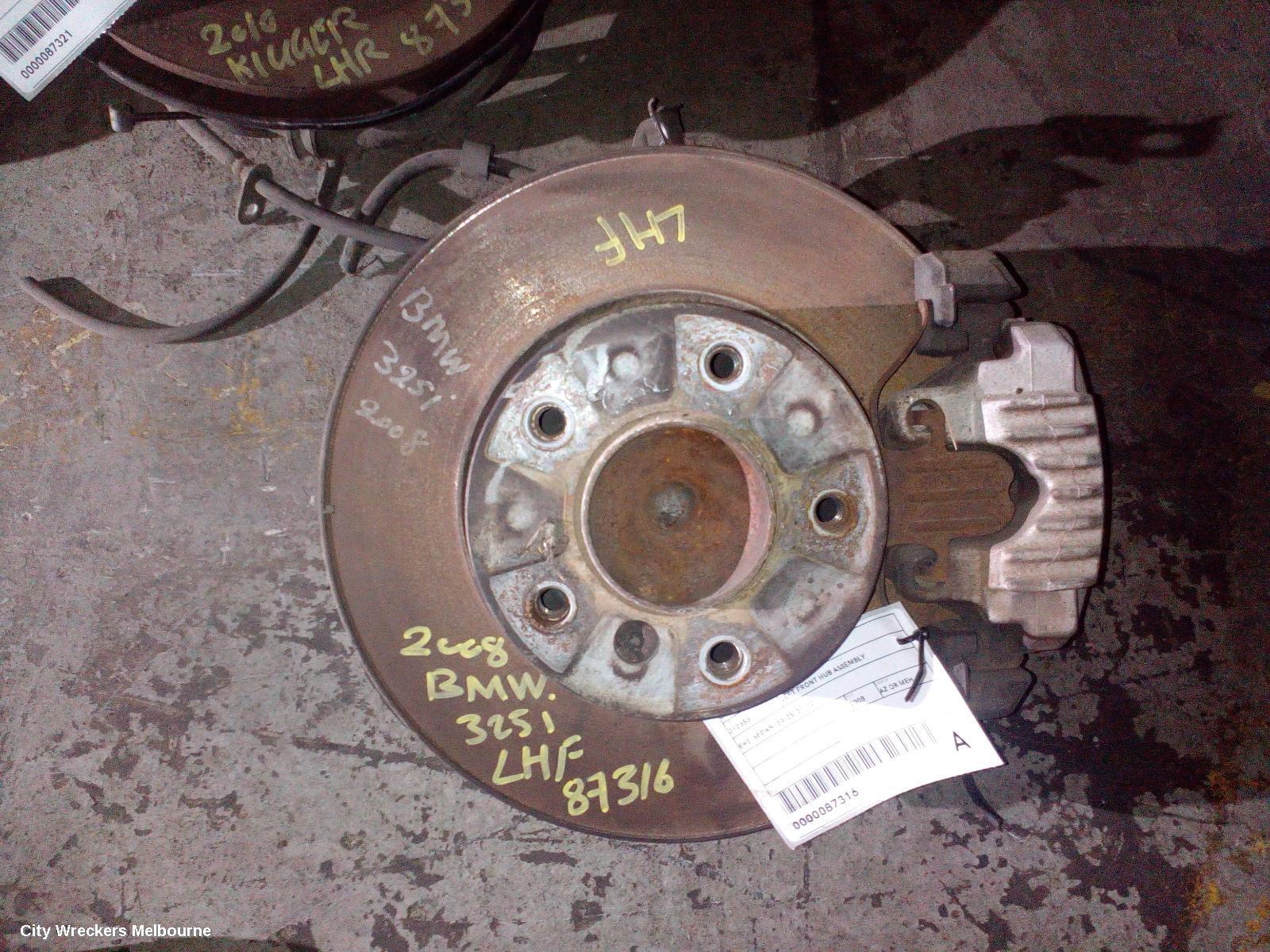 BMW 3 SERIES 2008 Left Front Hub Assembly