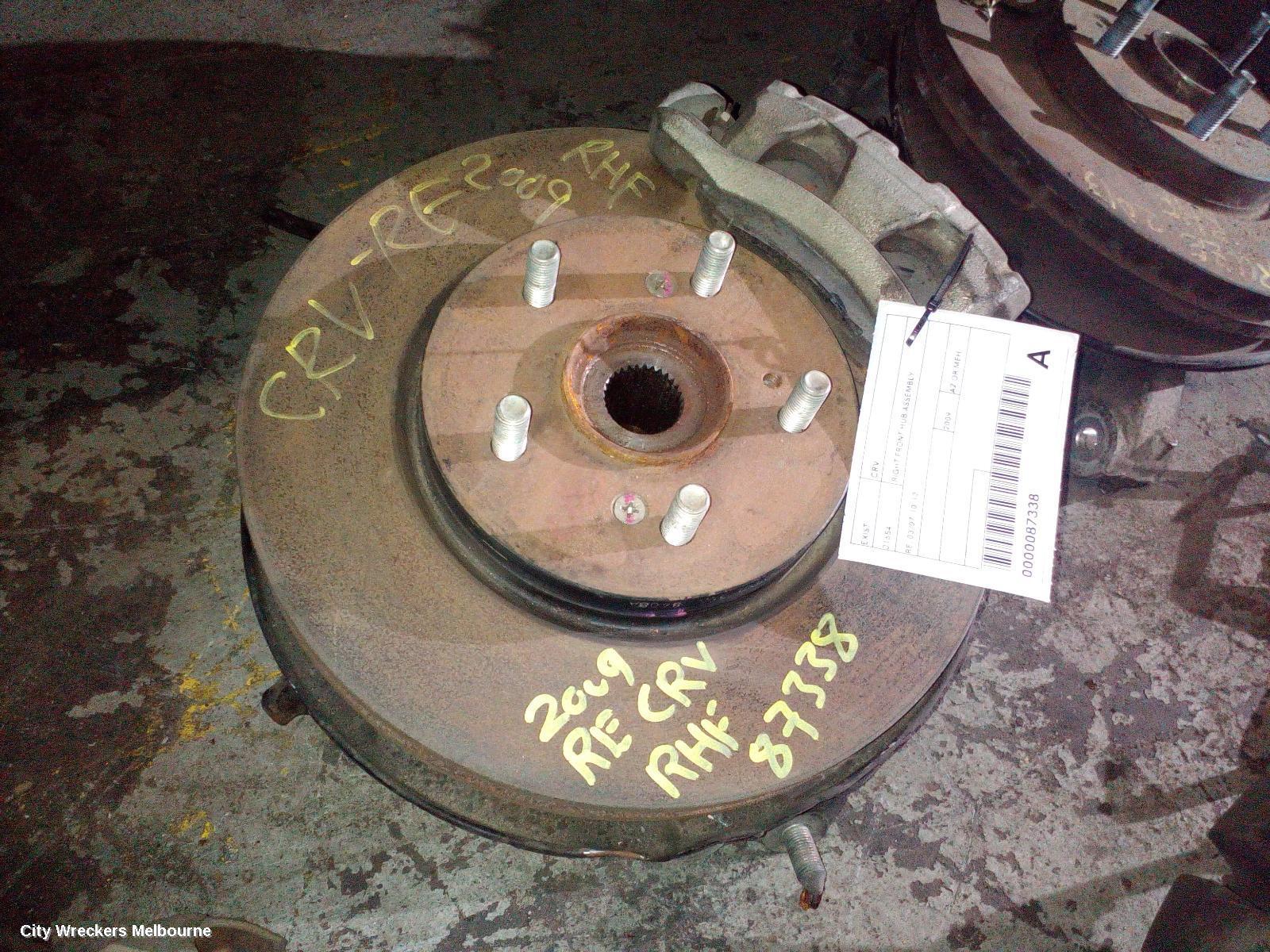 HONDA CRV 2009 Right Front Hub Assembly