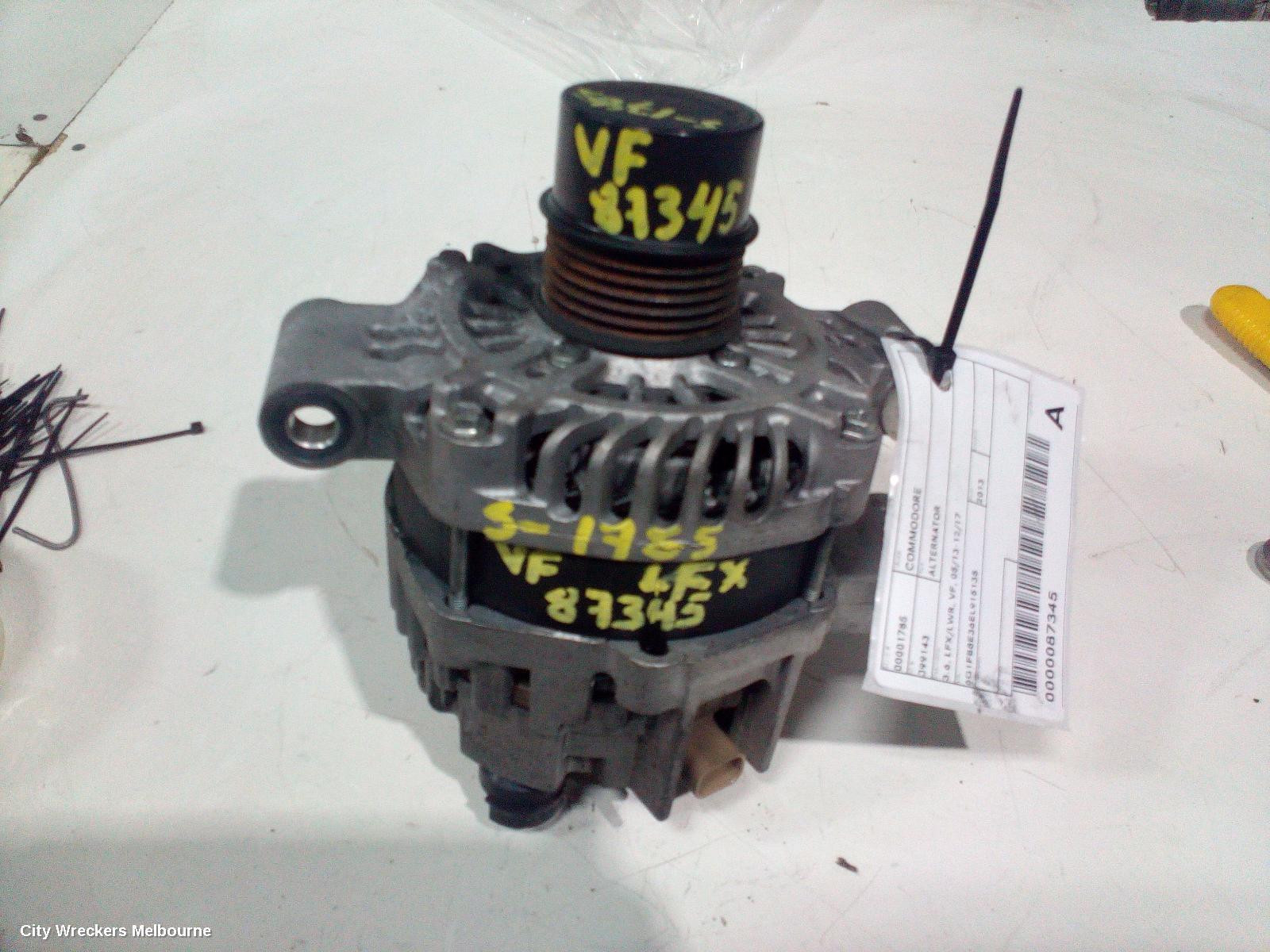 HOLDEN COMMODORE 2013 Alternator