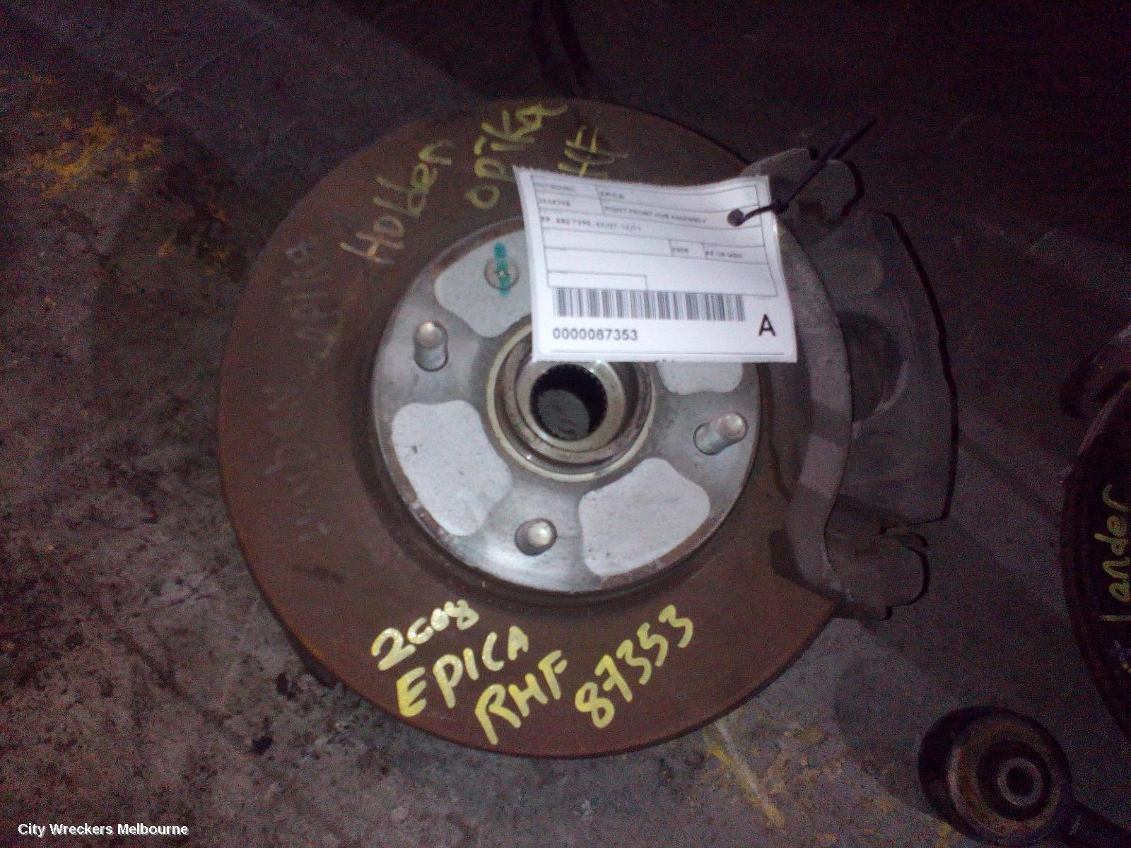 HOLDEN EPICA 2008 Right Front Hub Assembly