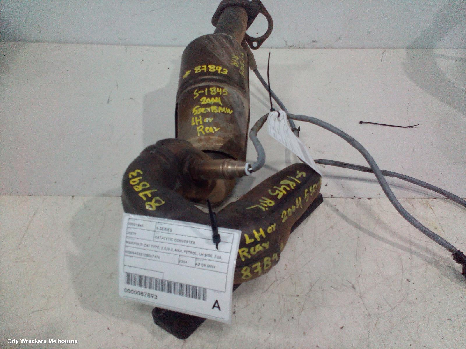 BMW 5 SERIES 2004 Catalytic Converter