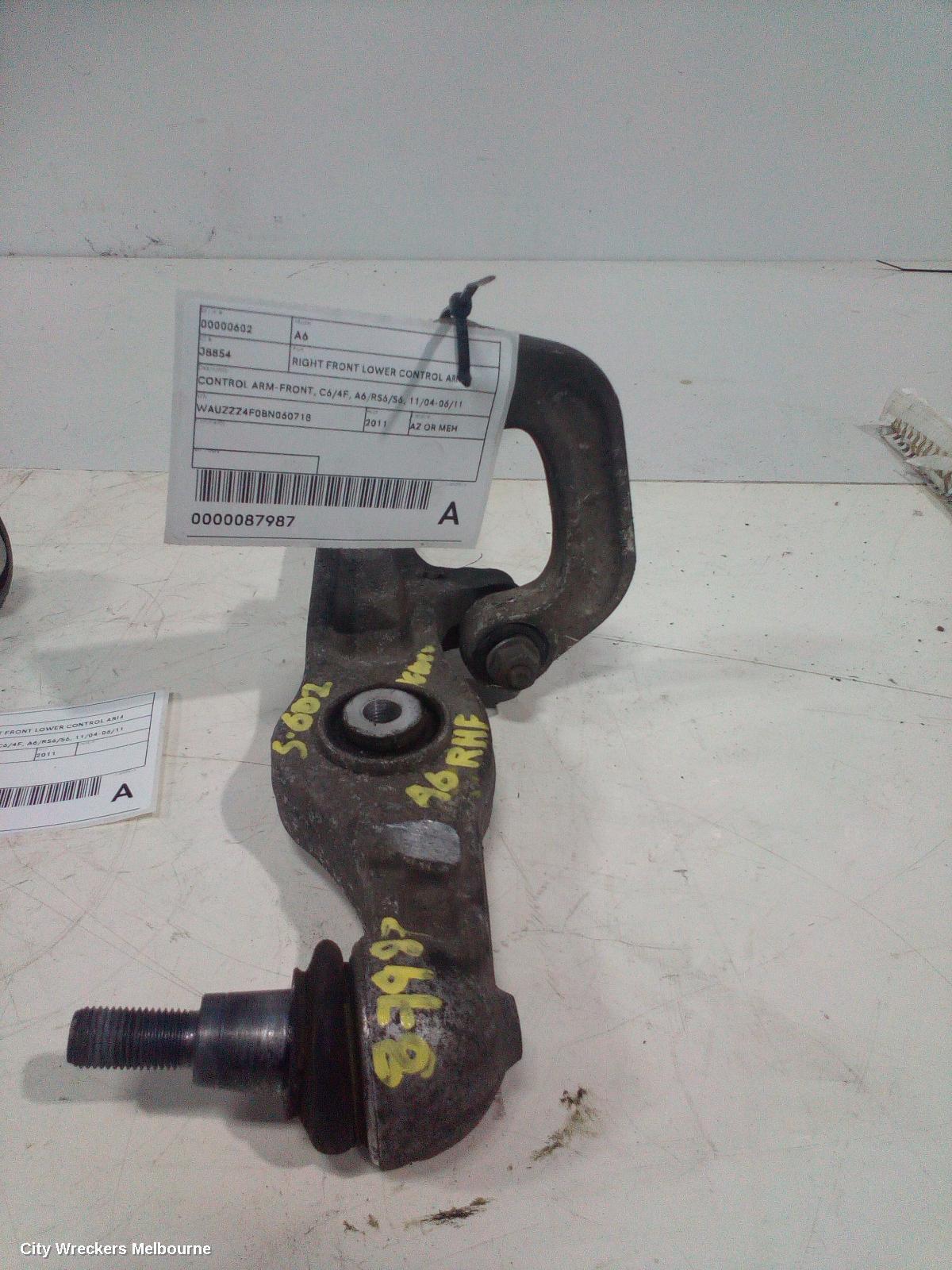 AUDI A6 2011 Right Front Lower Control Arm