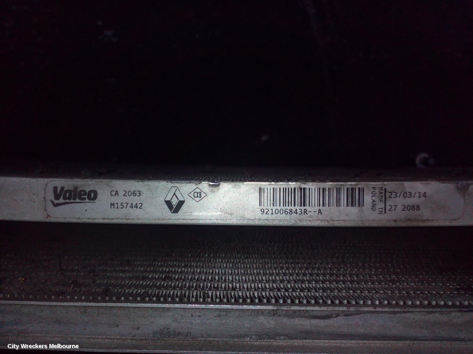 RENAULT CLIO 2014 A/C Condenser