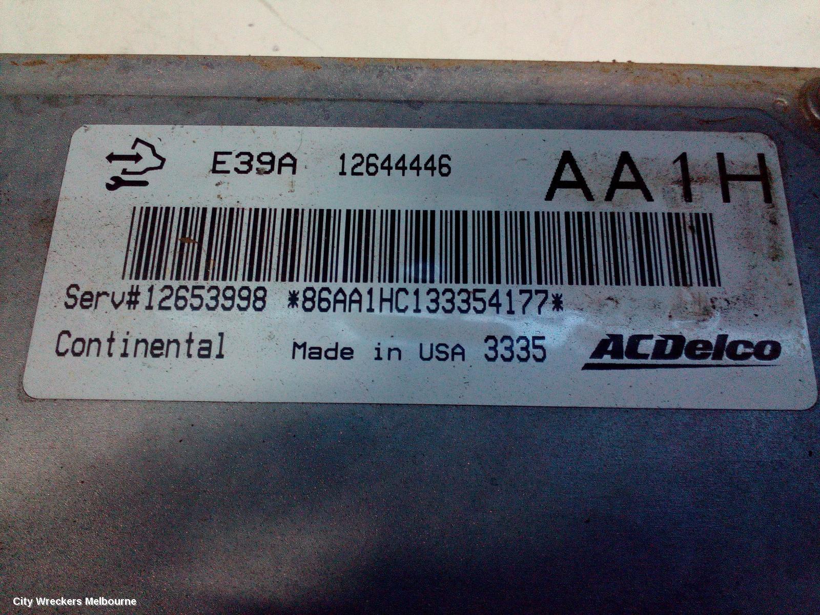 HOLDEN COMMODORE 2014 Ecu