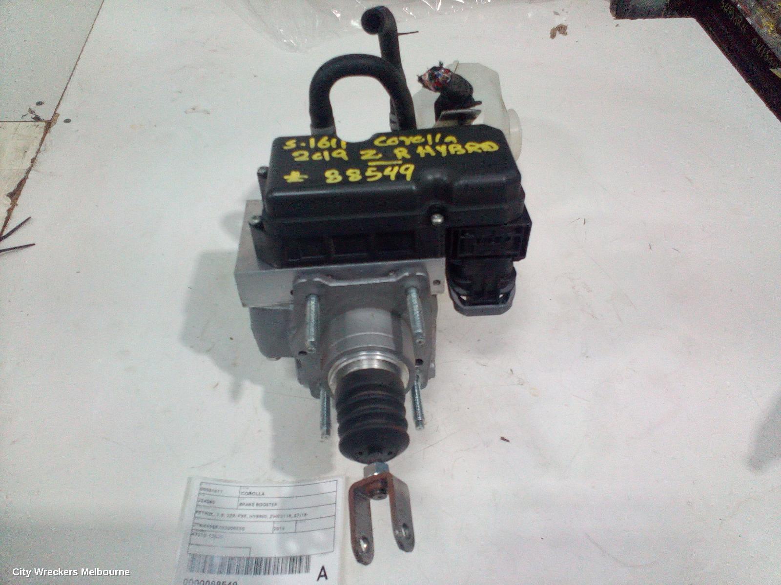 TOYOTA COROLLA 2019 Brake Booster