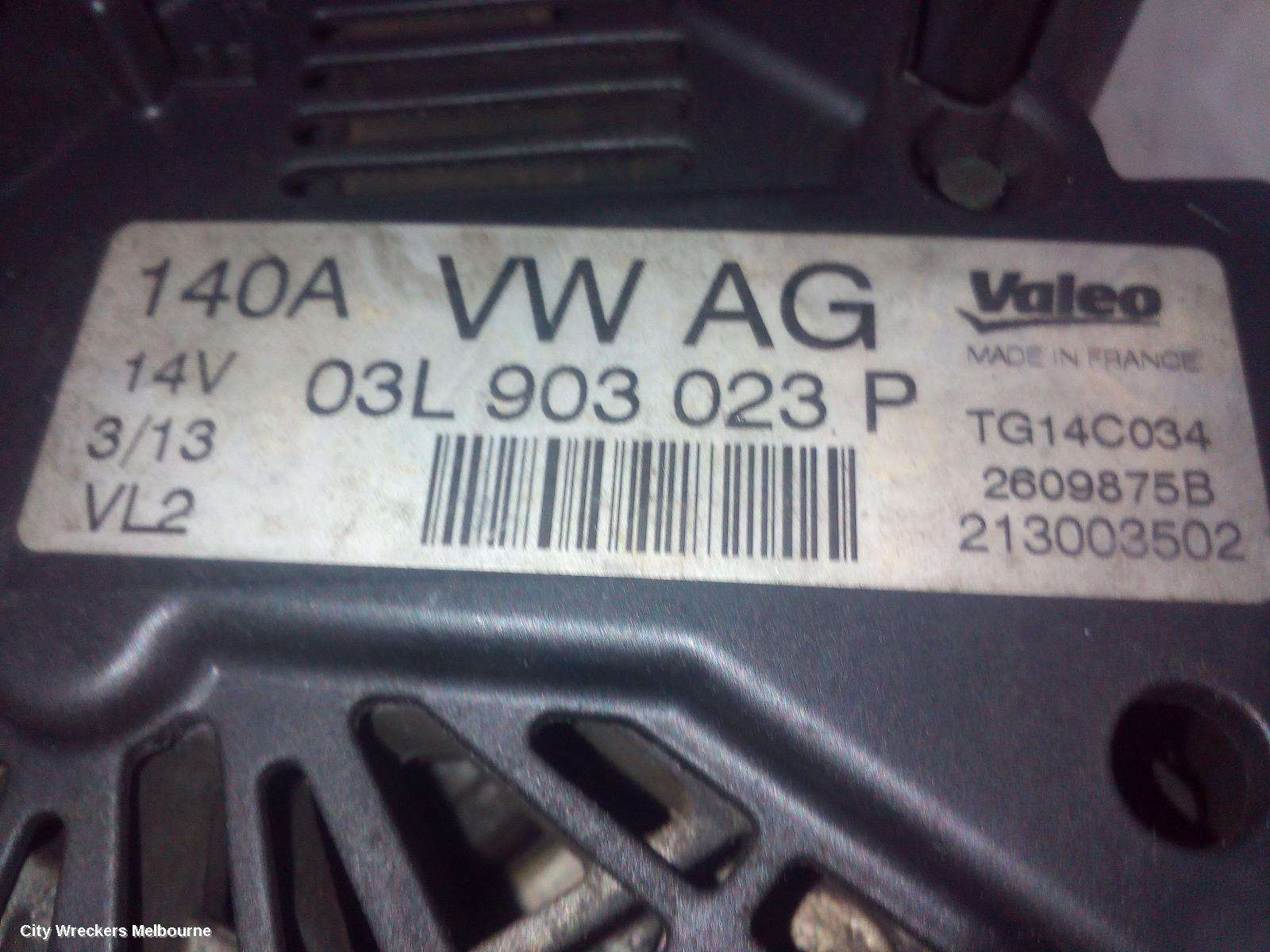 VOLKSWAGEN AMAROK 2014 Alternator