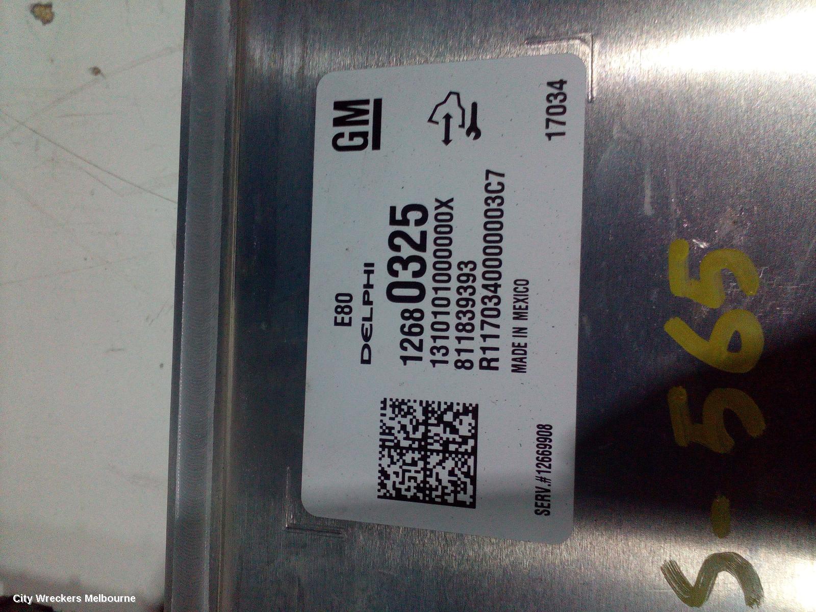 HOLDEN ASTRA 2018 Ecu