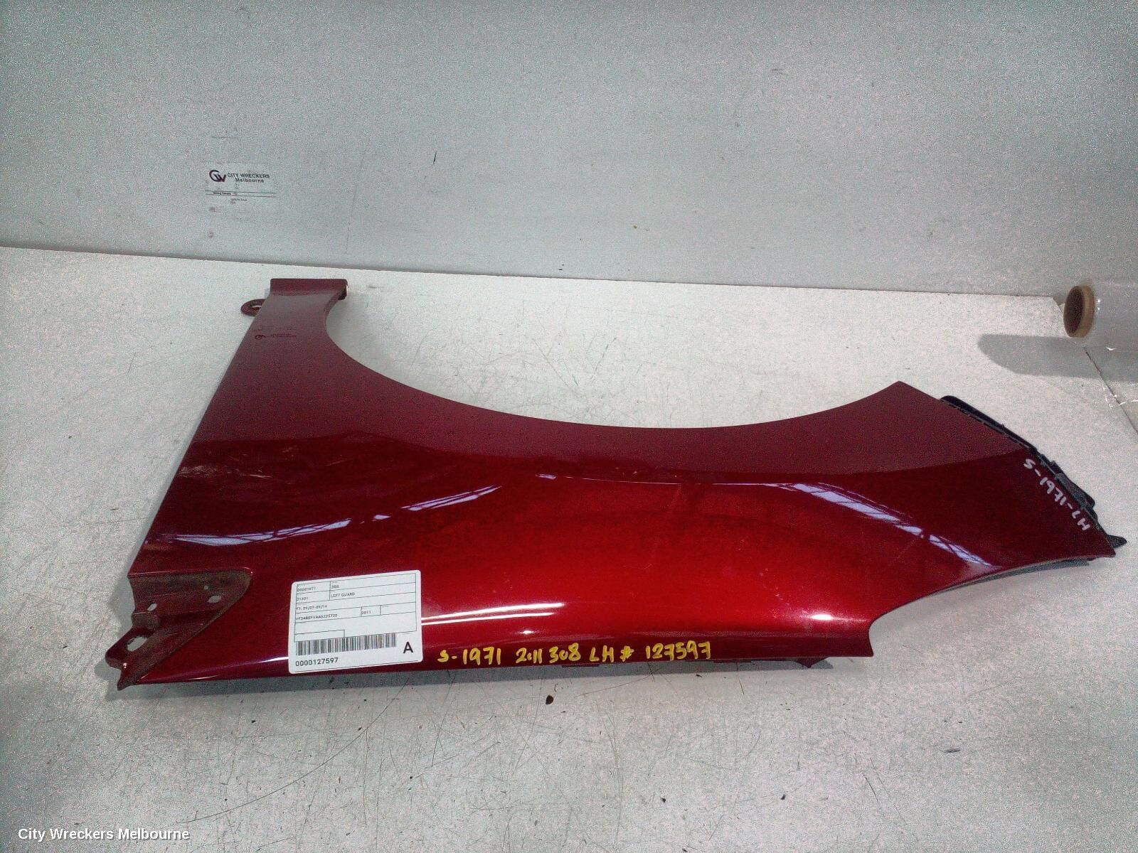 PEUGEOT 308 2011 Left Guard