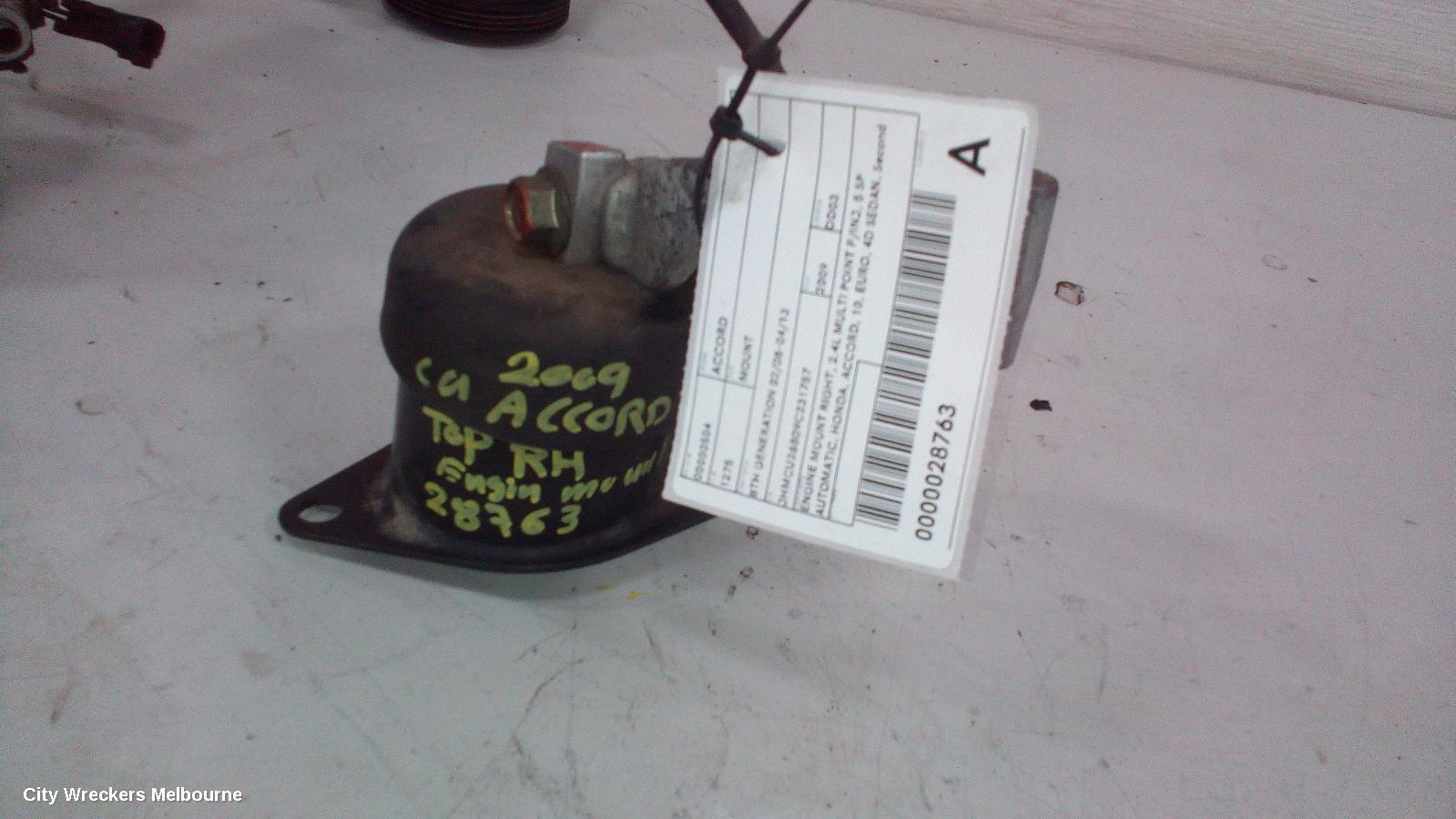HONDA ACCORD 2009 Mount