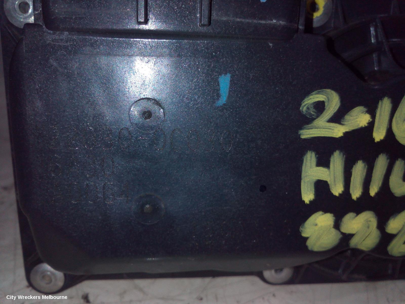 TOYOTA HILUX 2016 Throttle Body