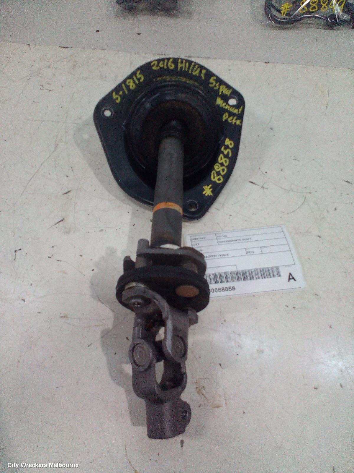 TOYOTA HILUX 2016 STEERING_INTERMEDIATE_SHAFT