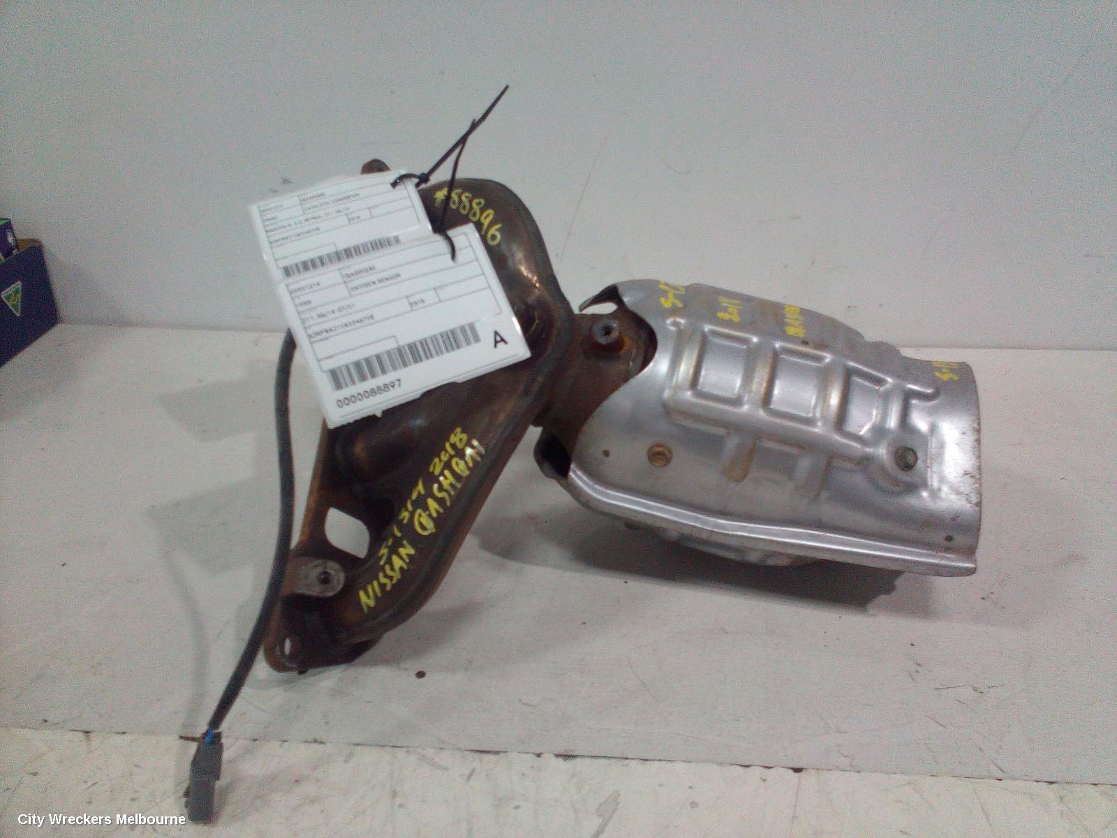 NISSAN QASHQAI 2018 Catalytic Converter