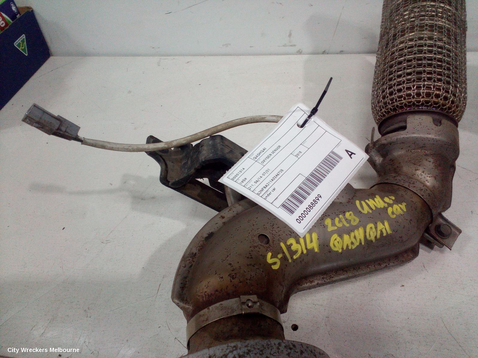 NISSAN QASHQAI 2018 Oxygen Sensor