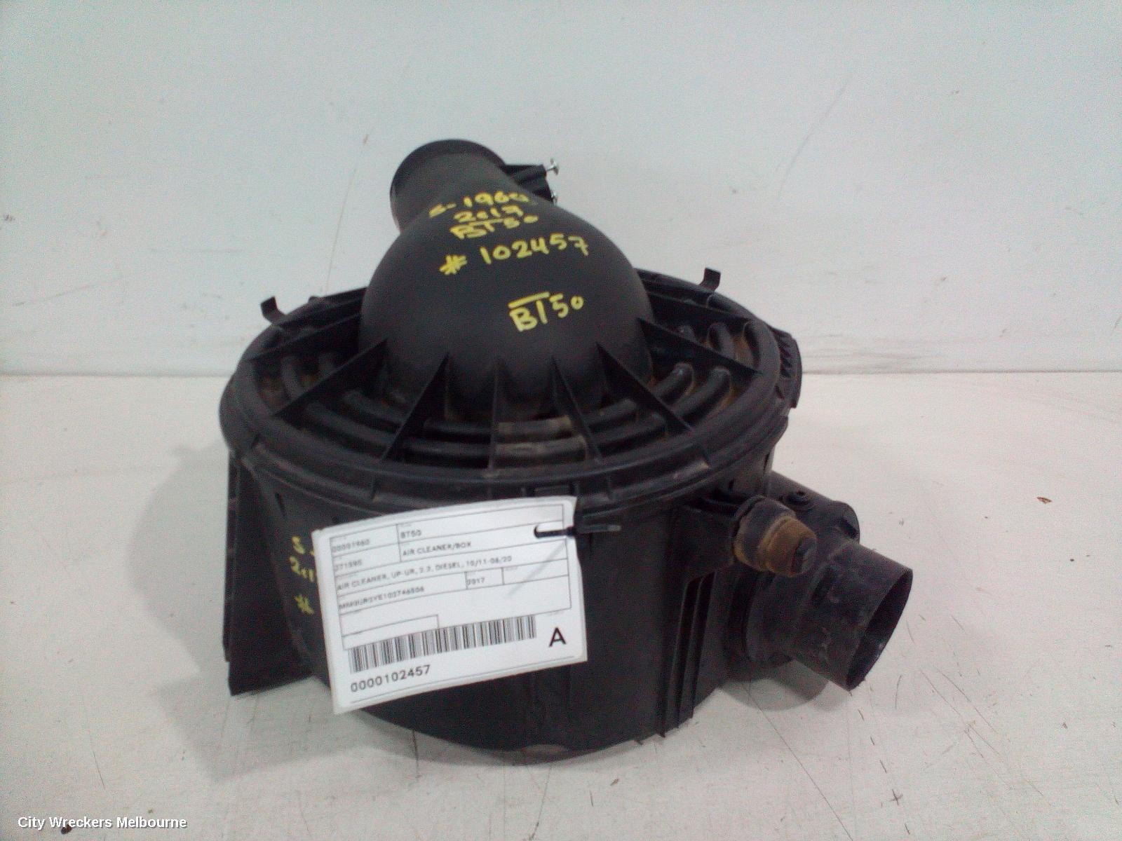 MAZDA BT50 2017 Air Cleaner/Box