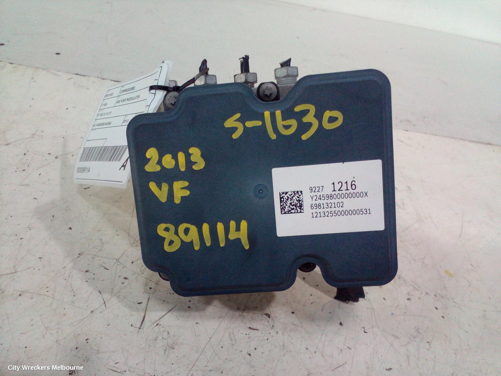 HOLDEN COMMODORE 2013 Abs Pump/Modulator