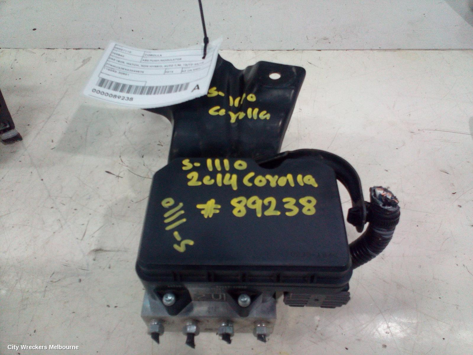 TOYOTA COROLLA 2014 Abs Pump/Modulator