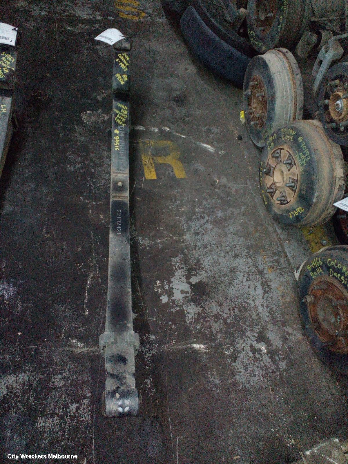 HOLDEN COLORADO 2019 Rear Leaf Spring