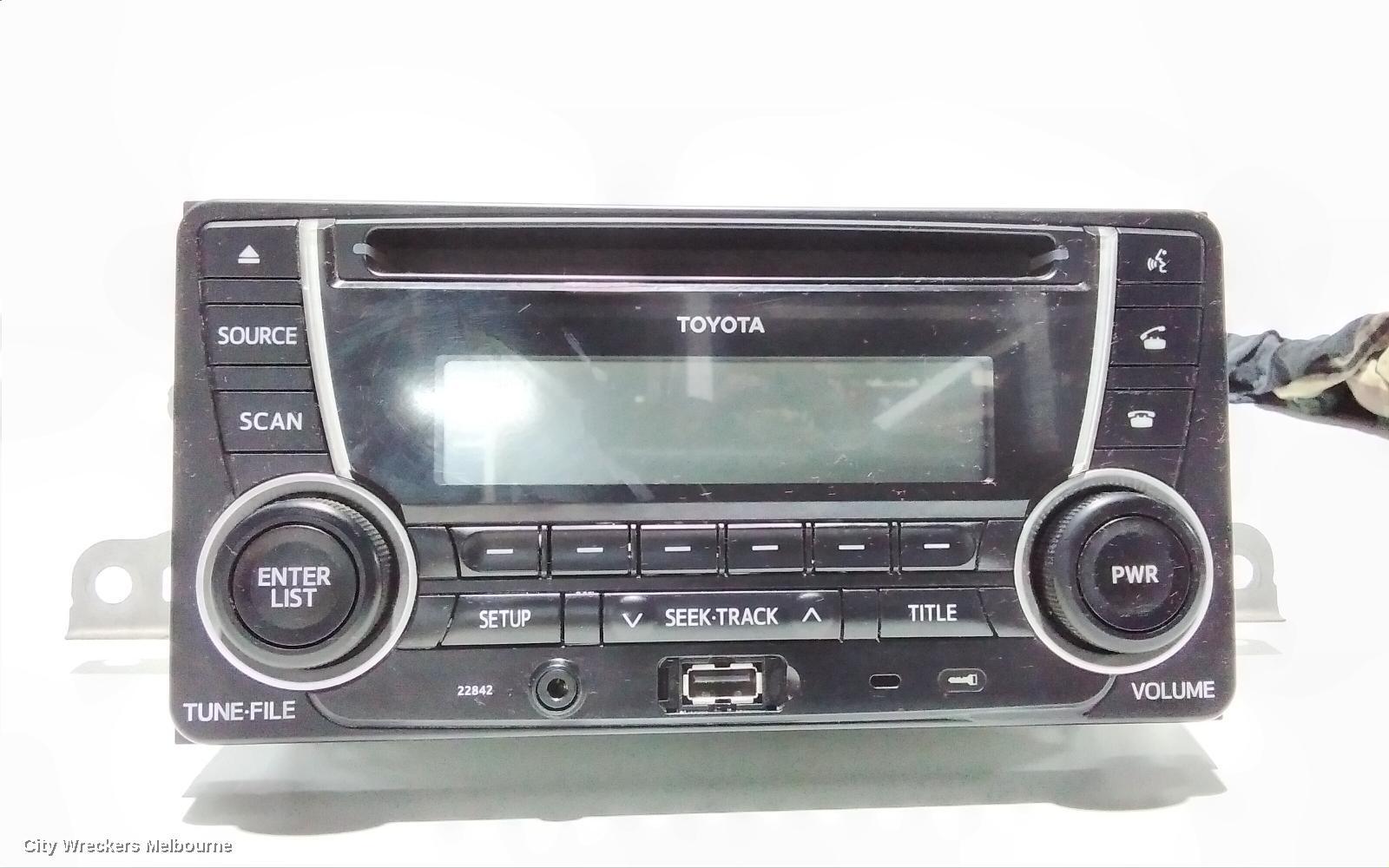 TOYOTA YARIS 2013 Radio/Cd/Dvd/Sat/Tv