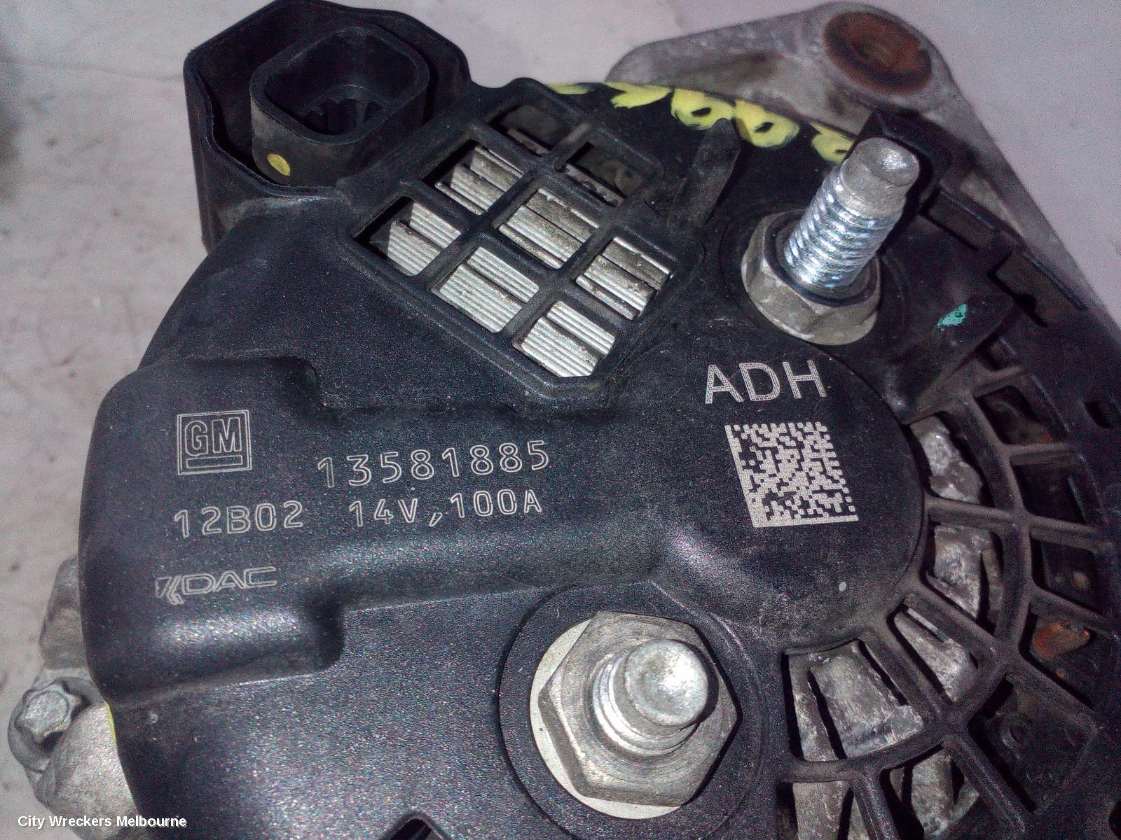 HOLDEN CRUZE 2012 Alternator