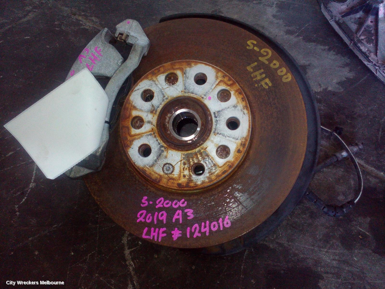 AUDI A3 2019 Left Front Hub Assembly