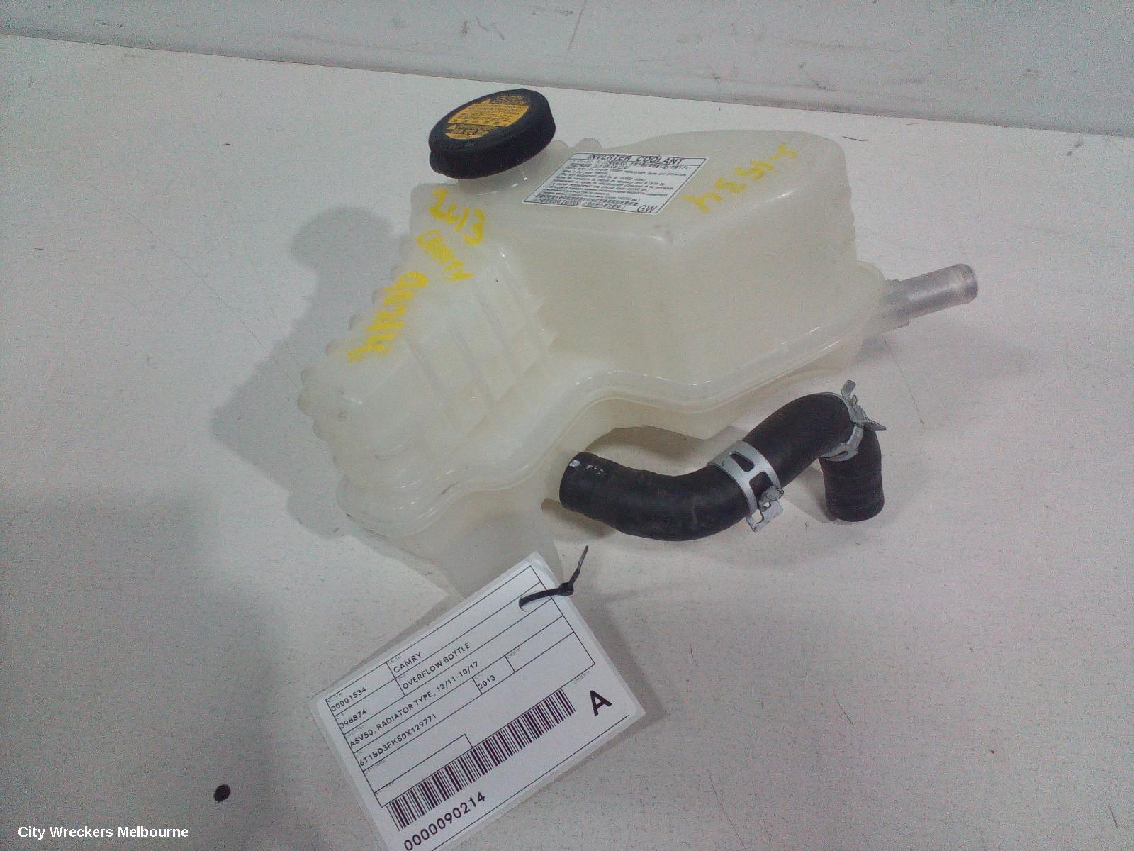 TOYOTA CAMRY 2013 Overflow Bottle