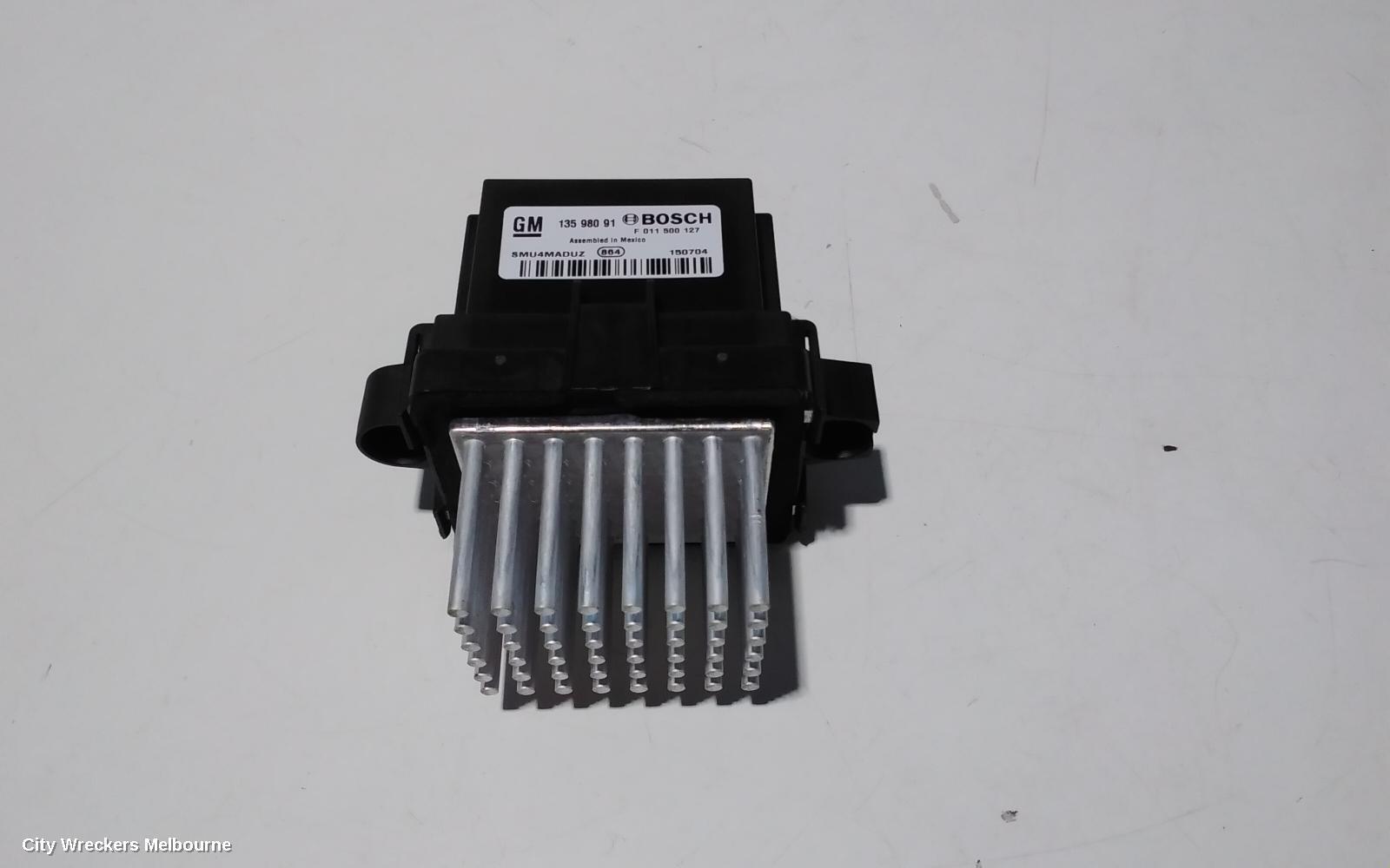 HOLDEN INSIGNIA 2015 Fan Speed Resistor