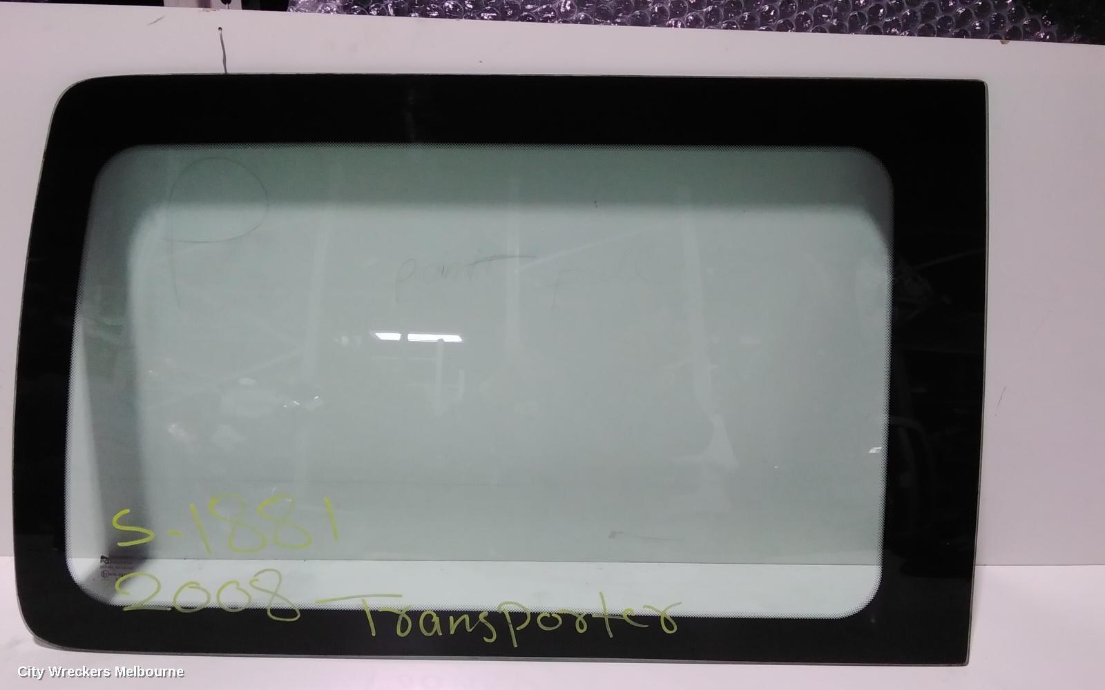VOLKSWAGEN TRANSPORTER 2008 Right Rear Door Window