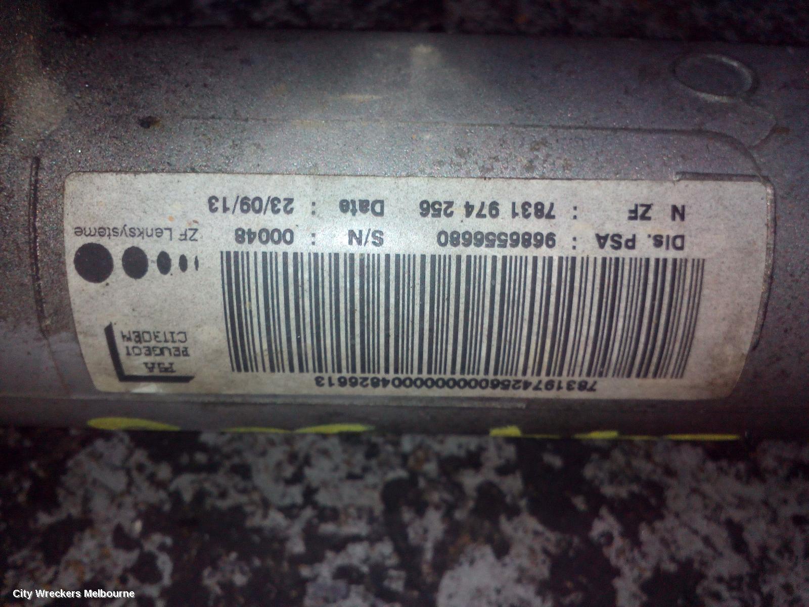 PEUGEOT 508 2014 Steering Box/Rack