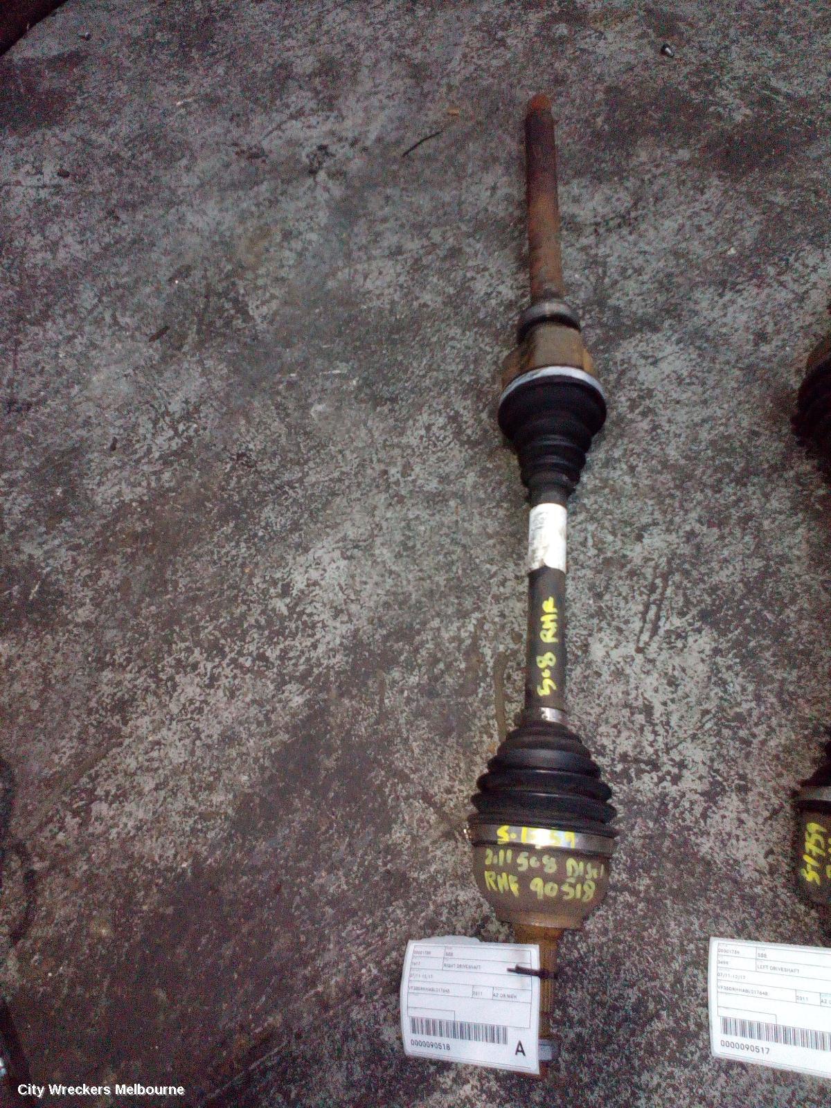 PEUGEOT 508 2011 Right Driveshaft