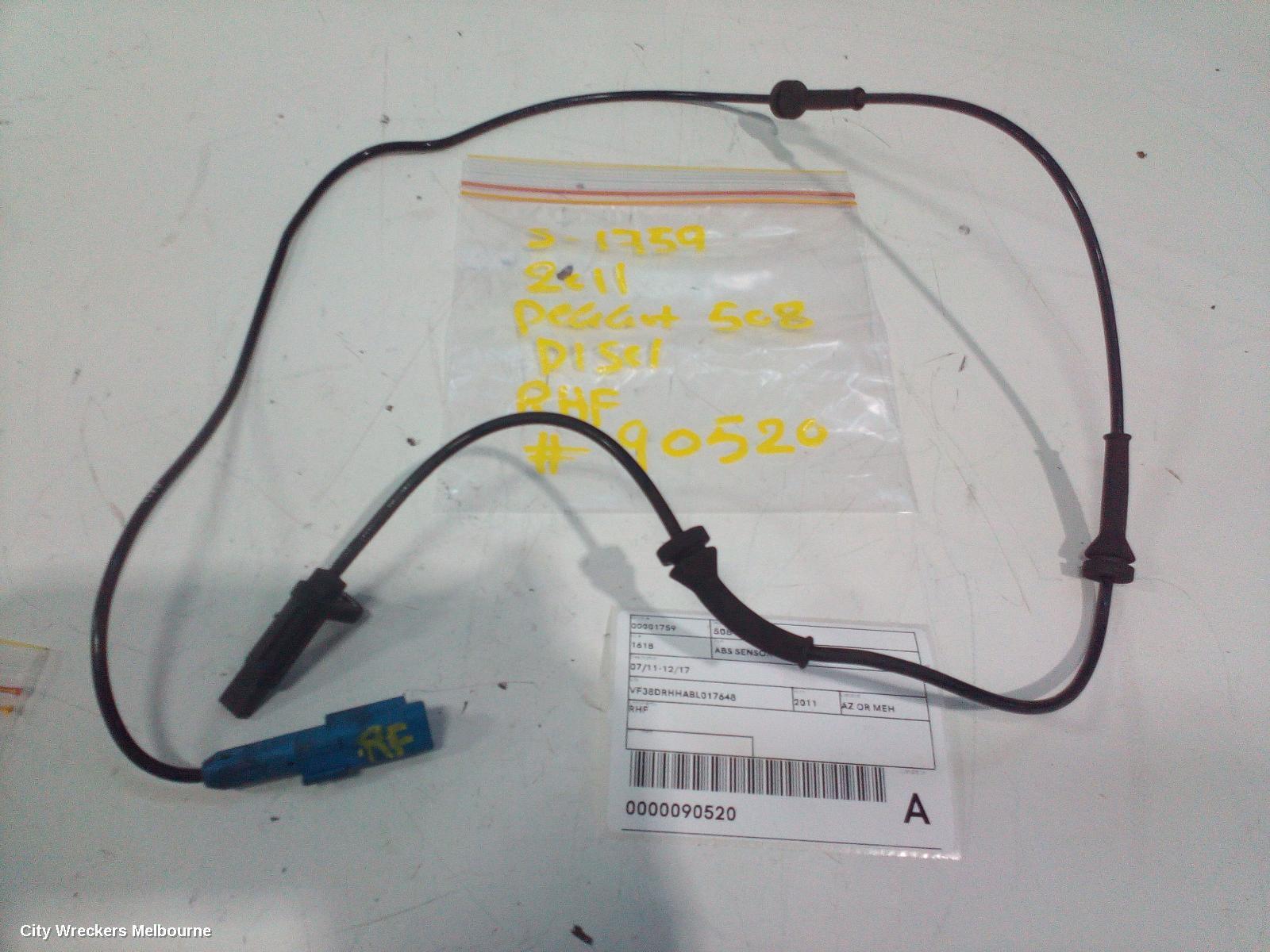 PEUGEOT 508 2011 Abs Sensor