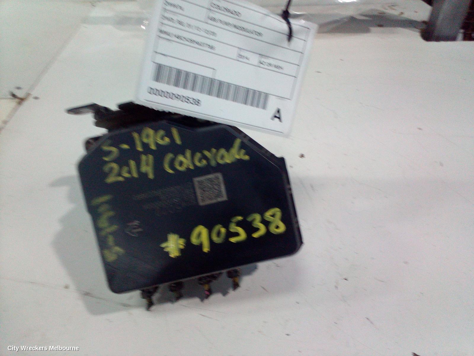 HOLDEN COLORADO 2014 Abs Pump/Modulator