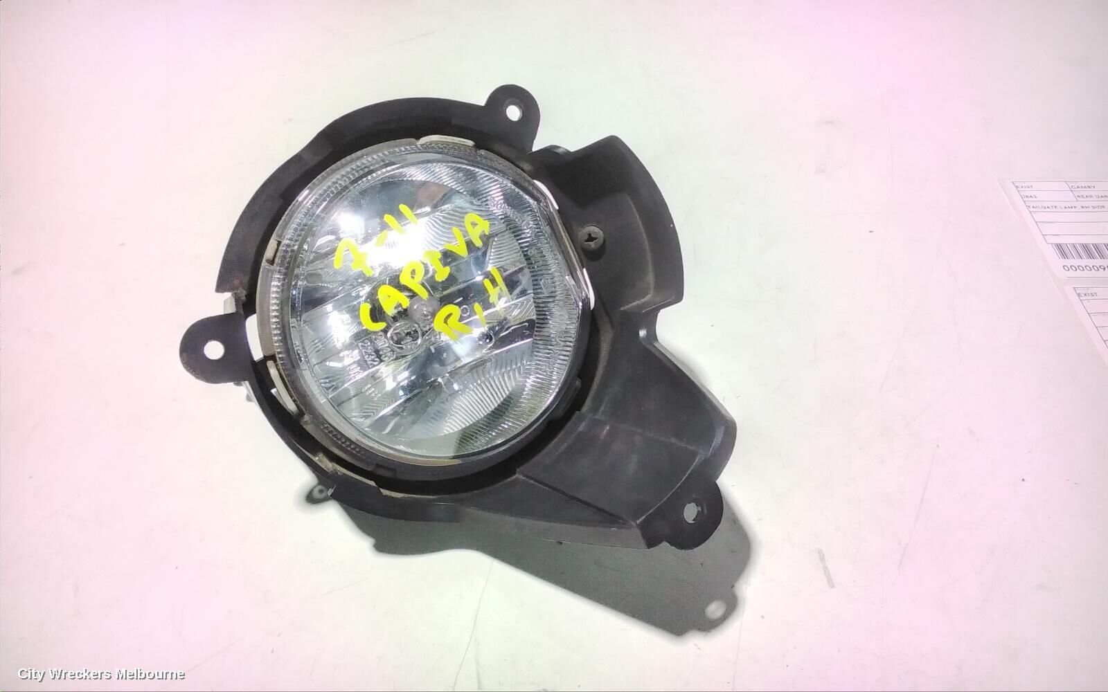 HOLDEN CAPTIVA 2008 Right Indicator/Fog/Side