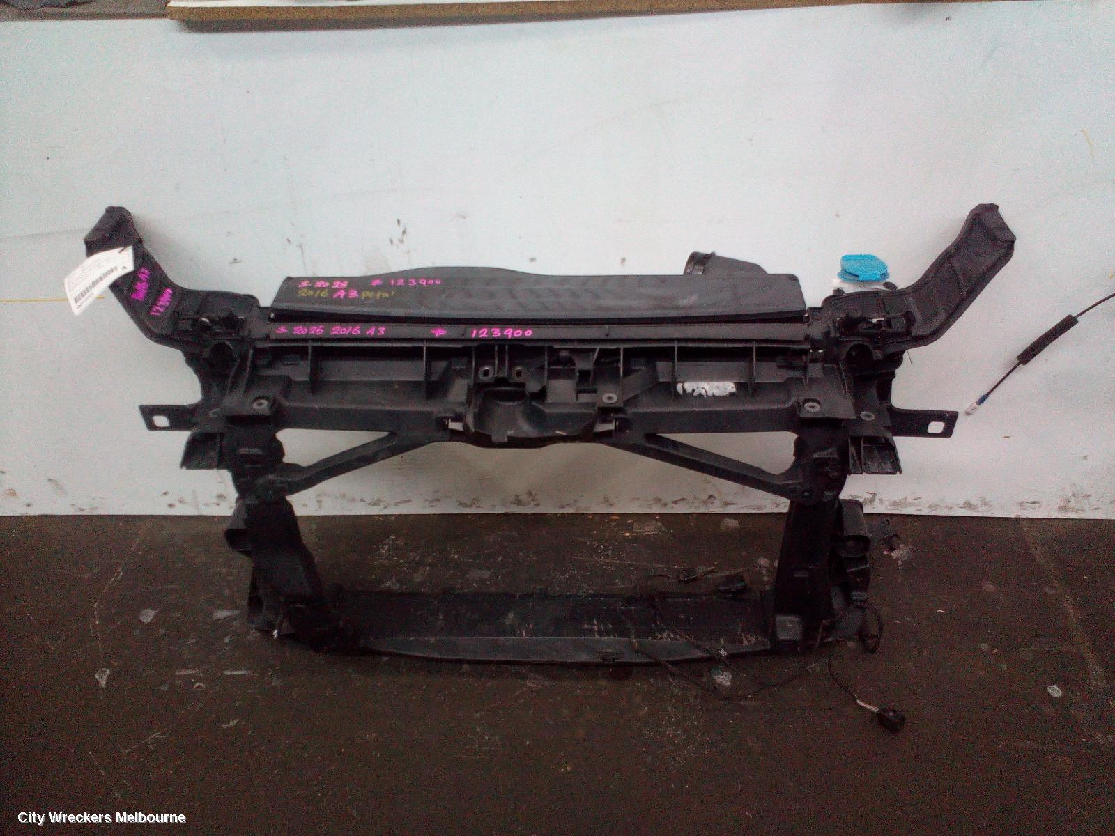 AUDI A3 2016 Radiator Support