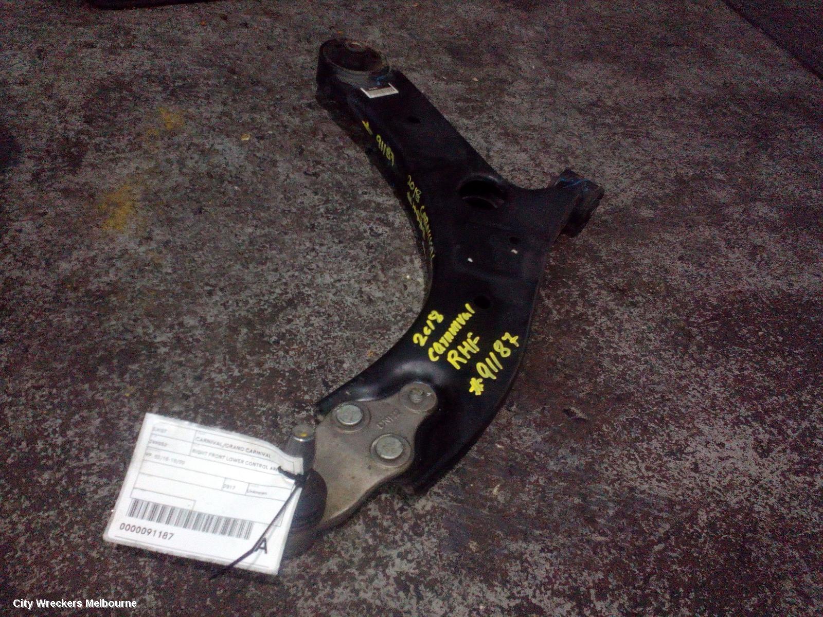 KIA CARNIVAL/GRAND CARNIVAL 2017 Right Front Lower Control Arm