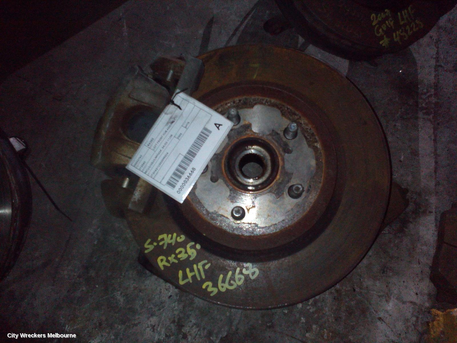 LEXUS RX SERIES 2005 Left Front Hub Assembly