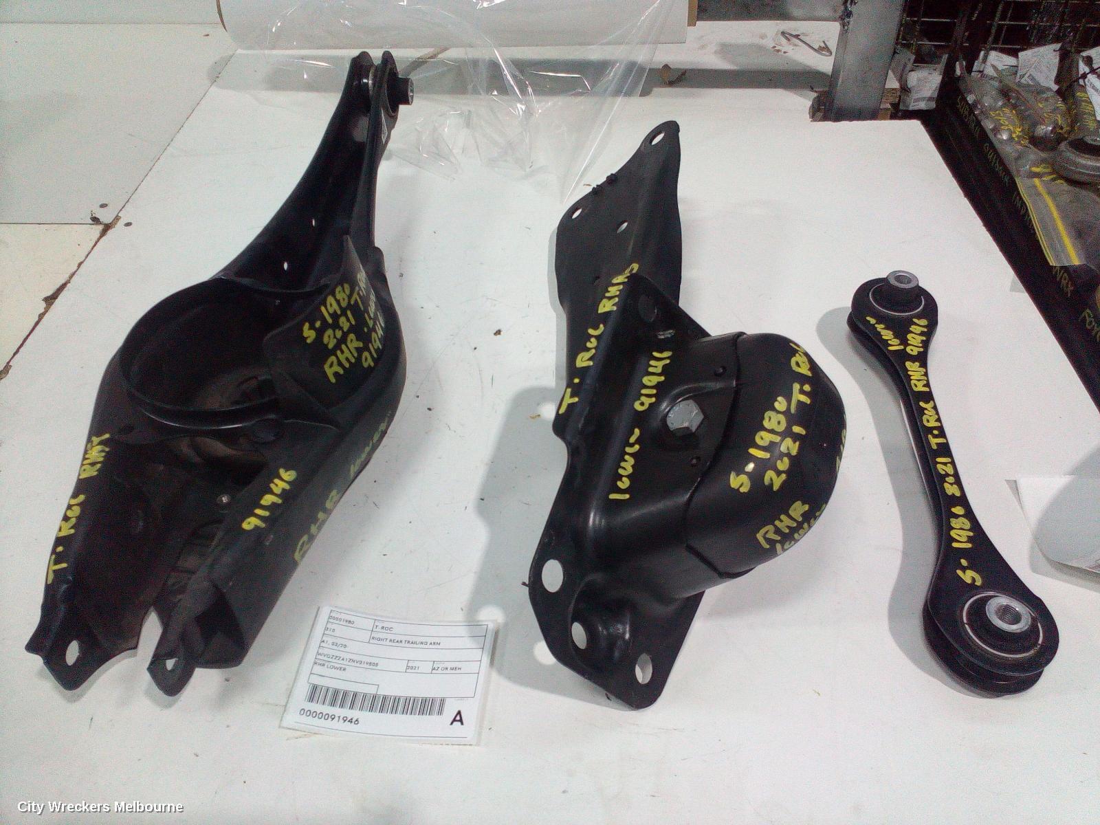 VOLKSWAGEN T-ROC 2021 Right Rear Trailing Arm