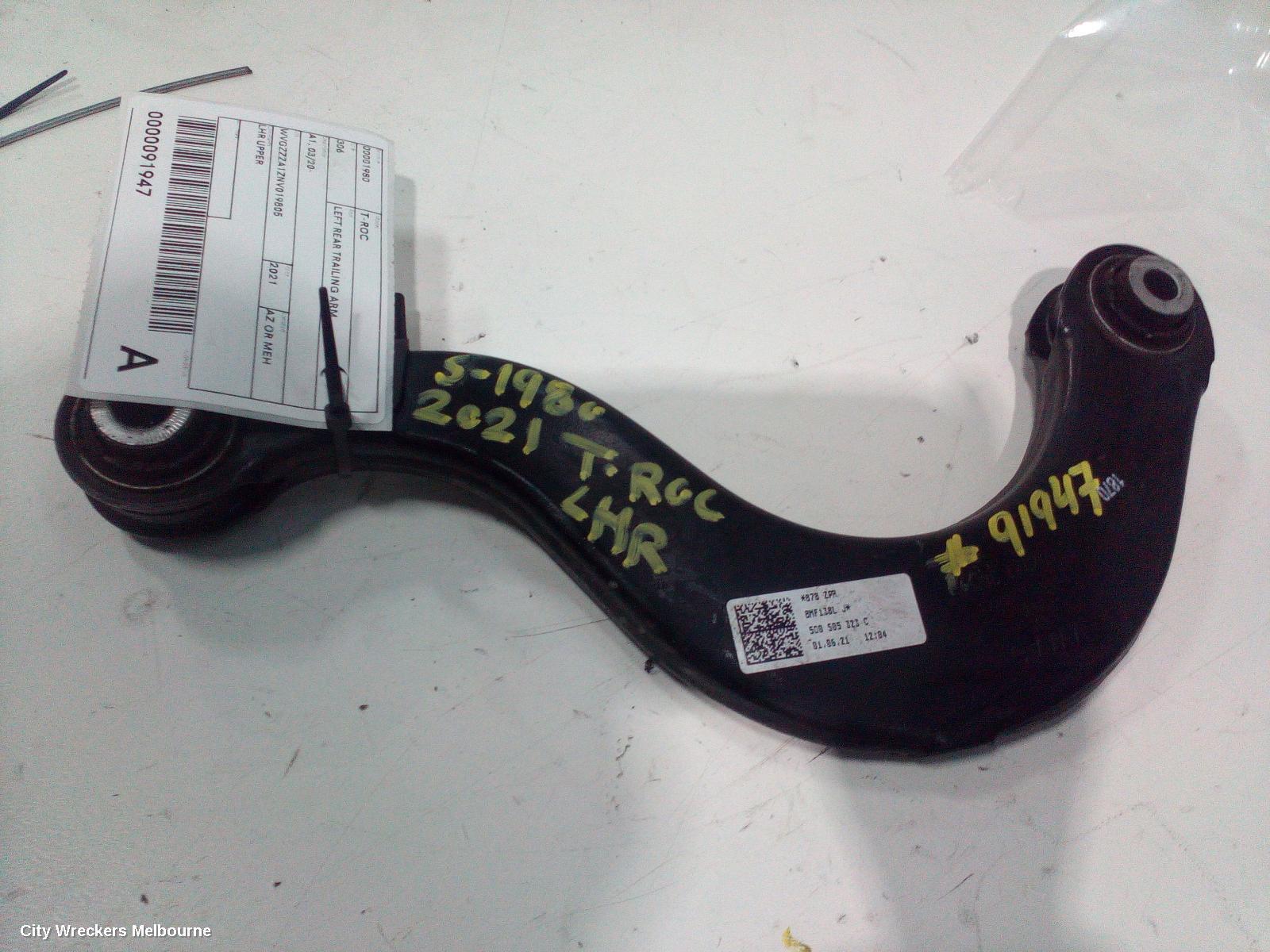 VOLKSWAGEN T-ROC 2021 Left Rear Trailing Arm