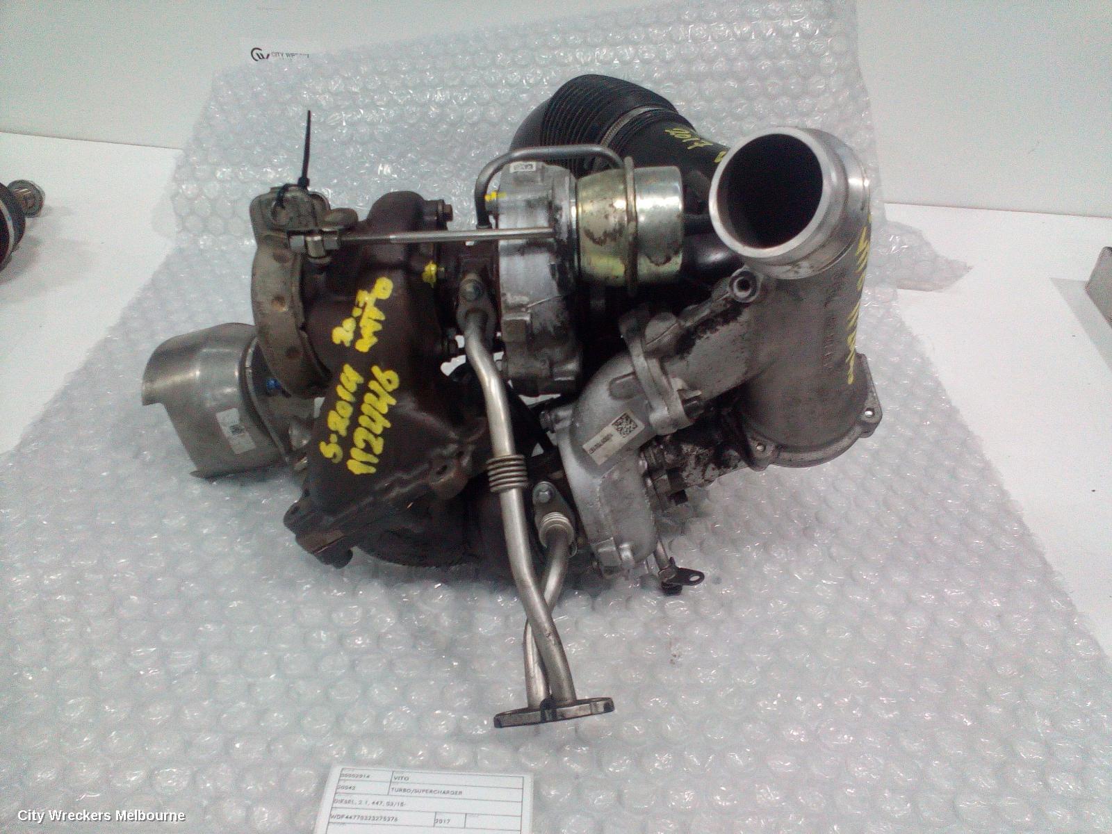 MERCEDES VITO 2017 Turbo Supercharger