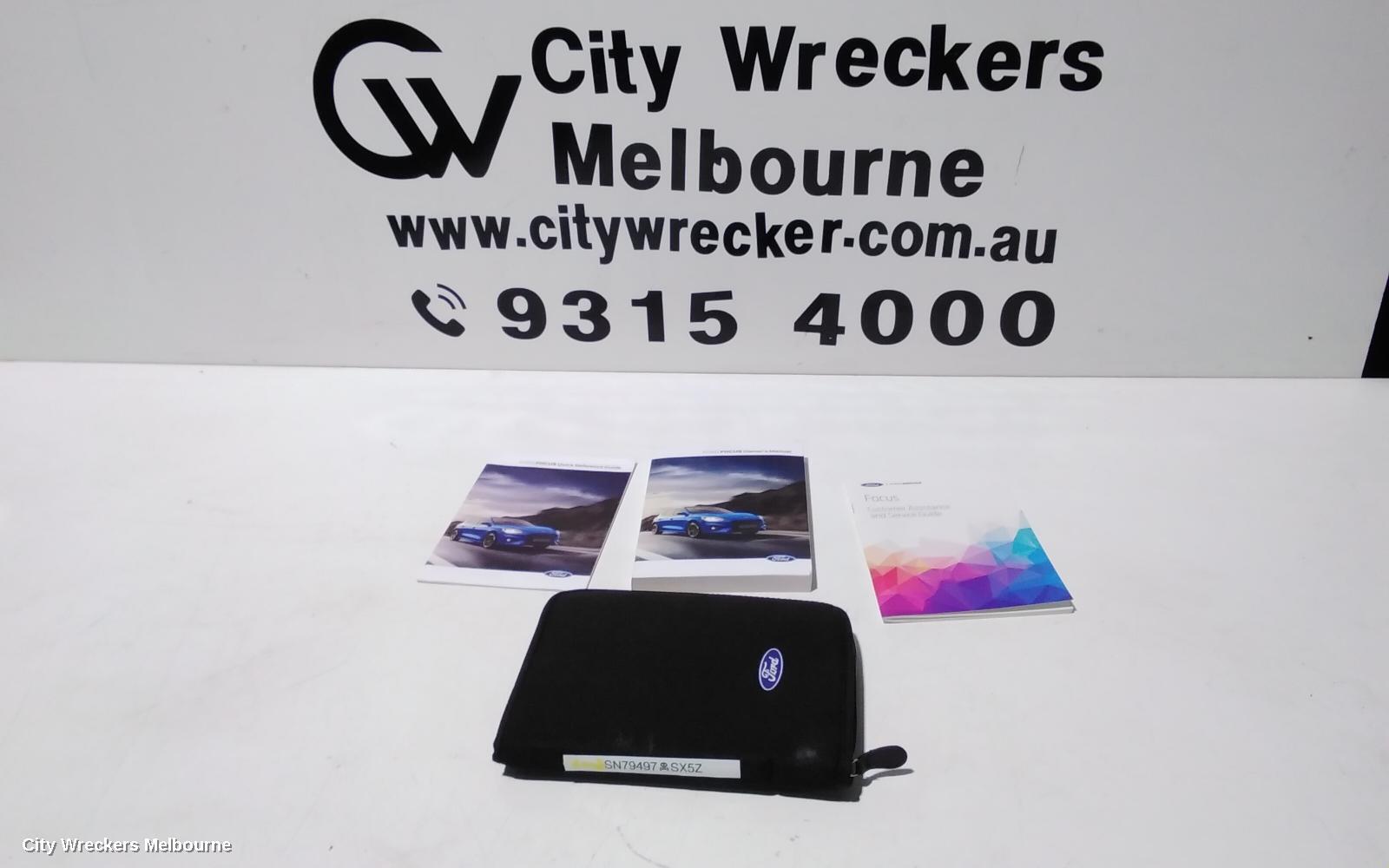 FORD FOCUS 2019 Owners Handbook