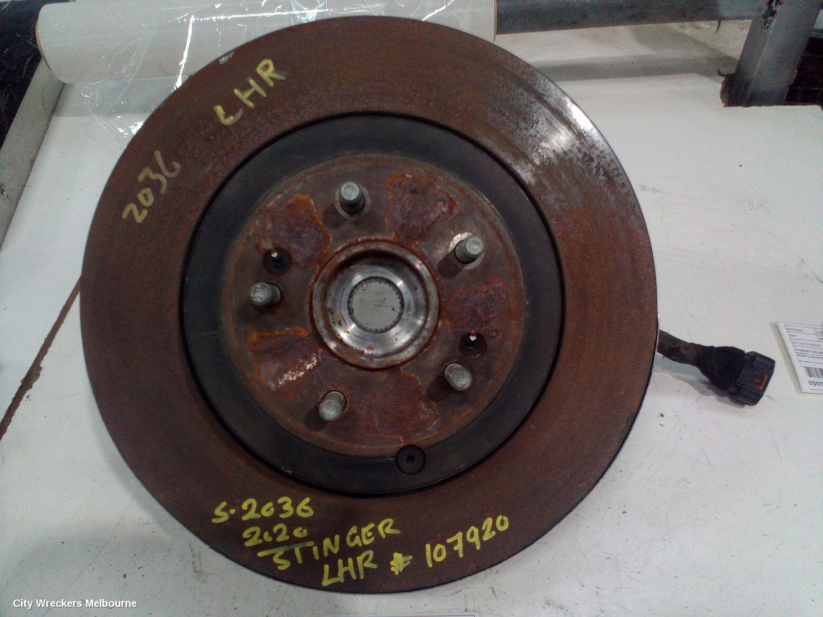 KIA STINGER 2020 Left Rear Hub Assembly