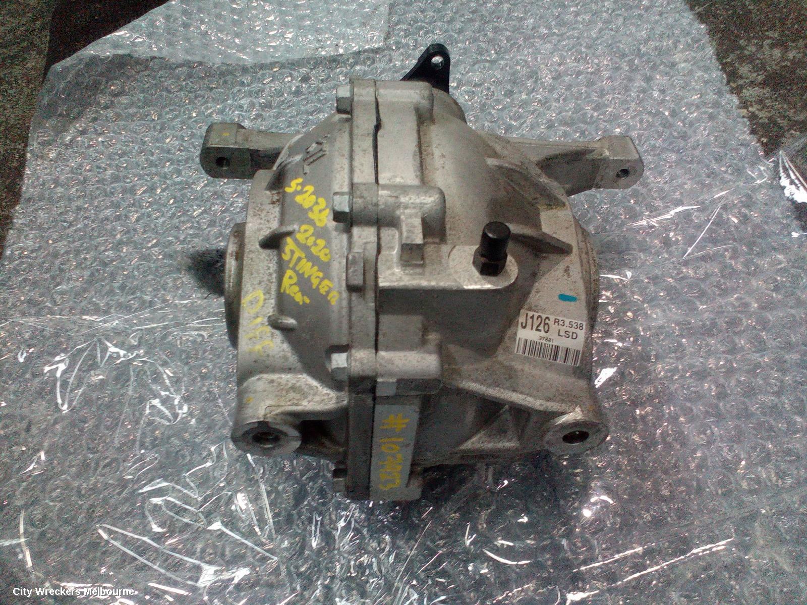 KIA STINGER 2020 Differential Centre